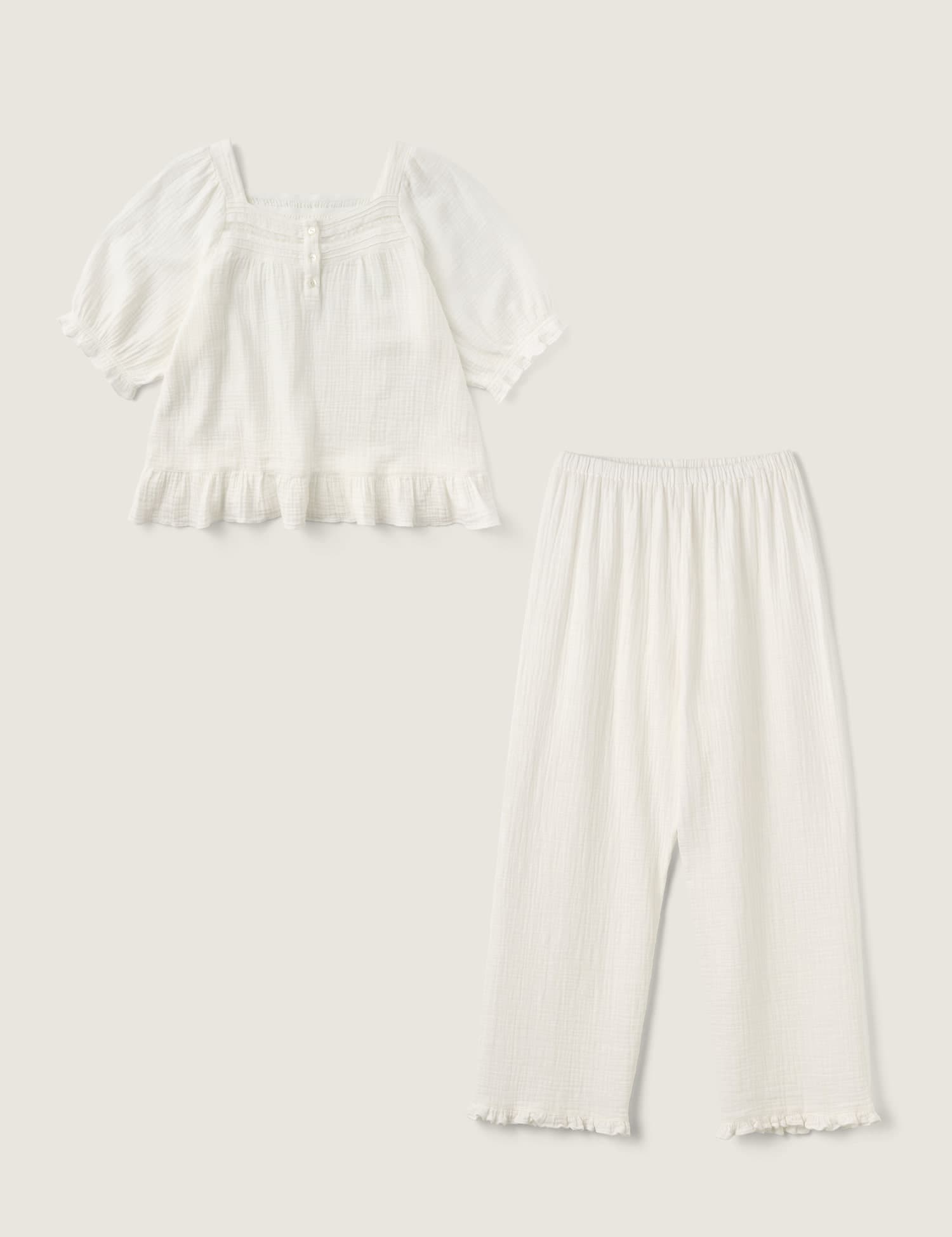 Benet Pajamas (White)