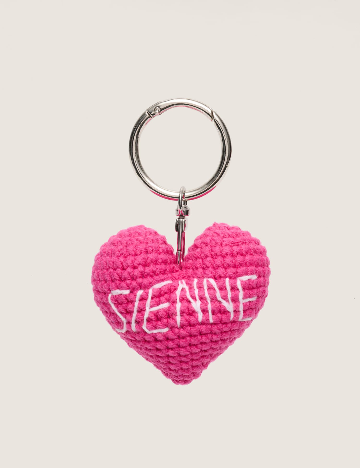 Sienne Heart Charm (Hot Pink)