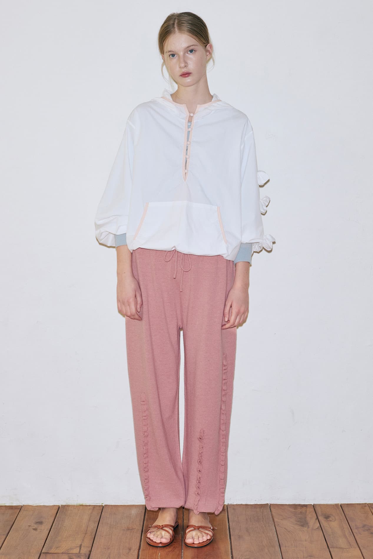 Button Up Volume Jumper (White)