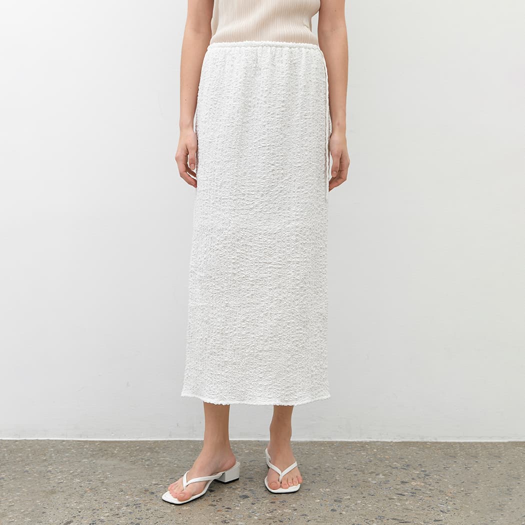 (SK-5014)WRINKLE STRING SKIRT