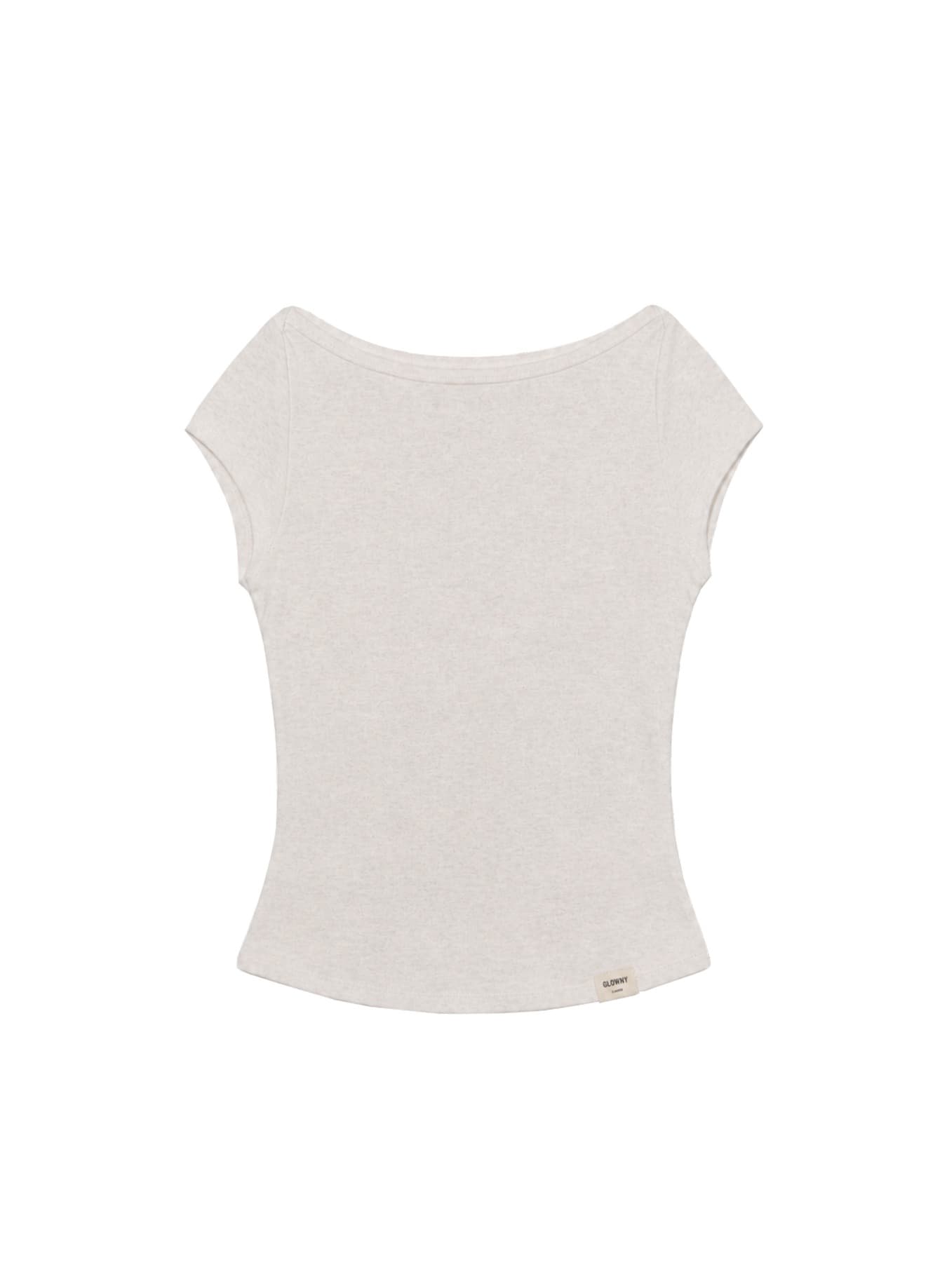 G CLASSIC BOAT NECK TEE (OATMEAL)