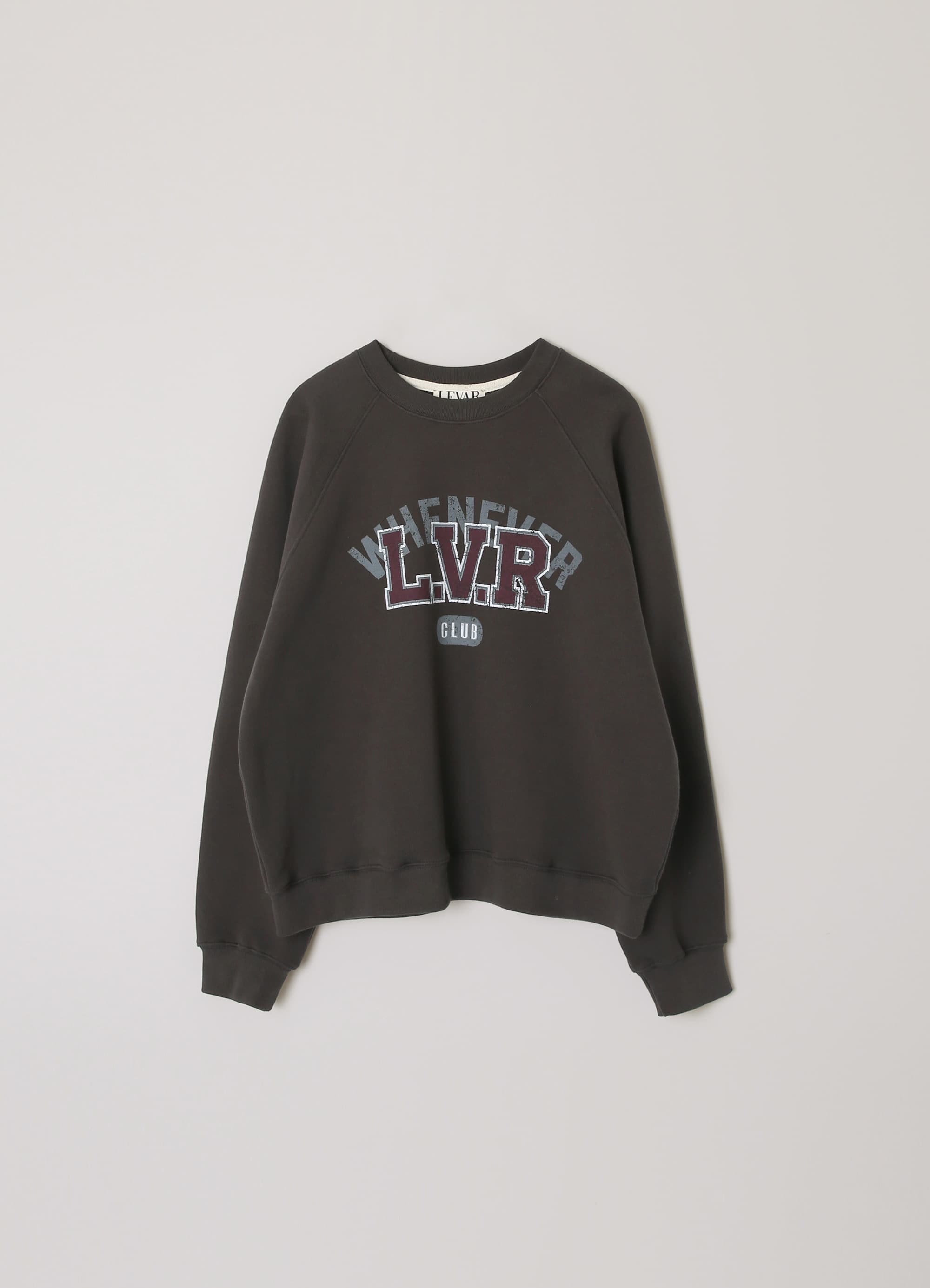 L.V.R Overlay Sweatshirt - Sage Grey