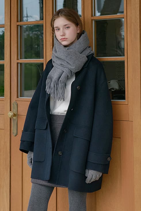 25FN casual half handmade coat [NA]