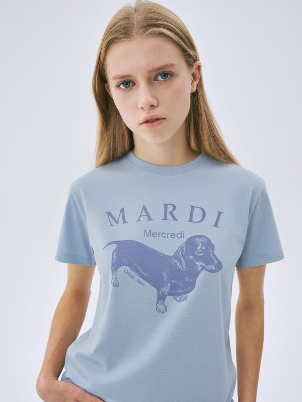 SLIM TSHIRT DDANJI PASTEL_SKY