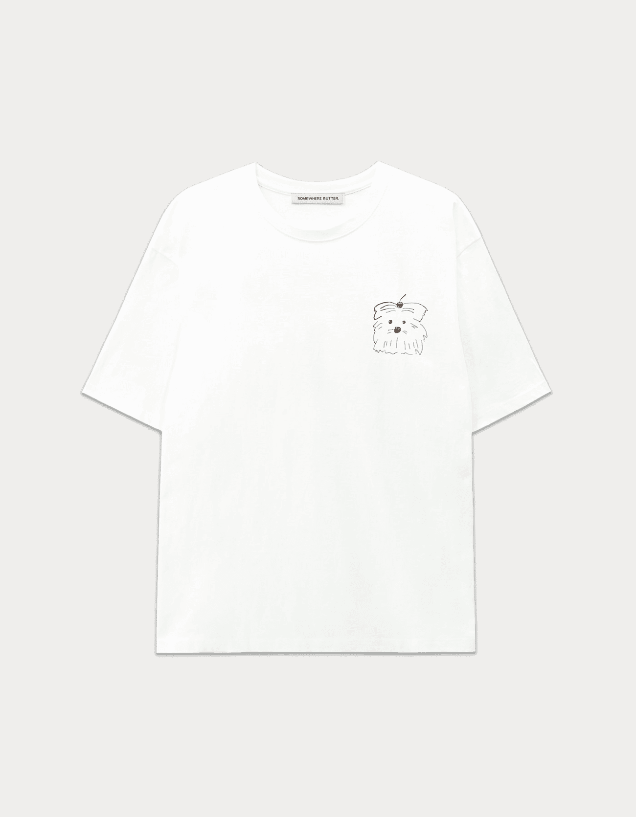Butteree sketch over-fit top - Ivory