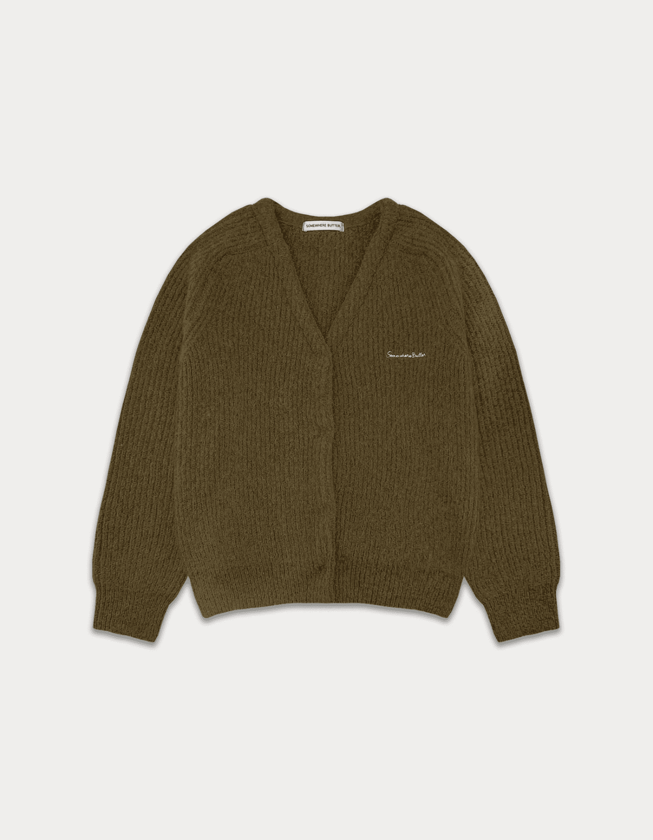 Moody Wool Cardigan - Brown