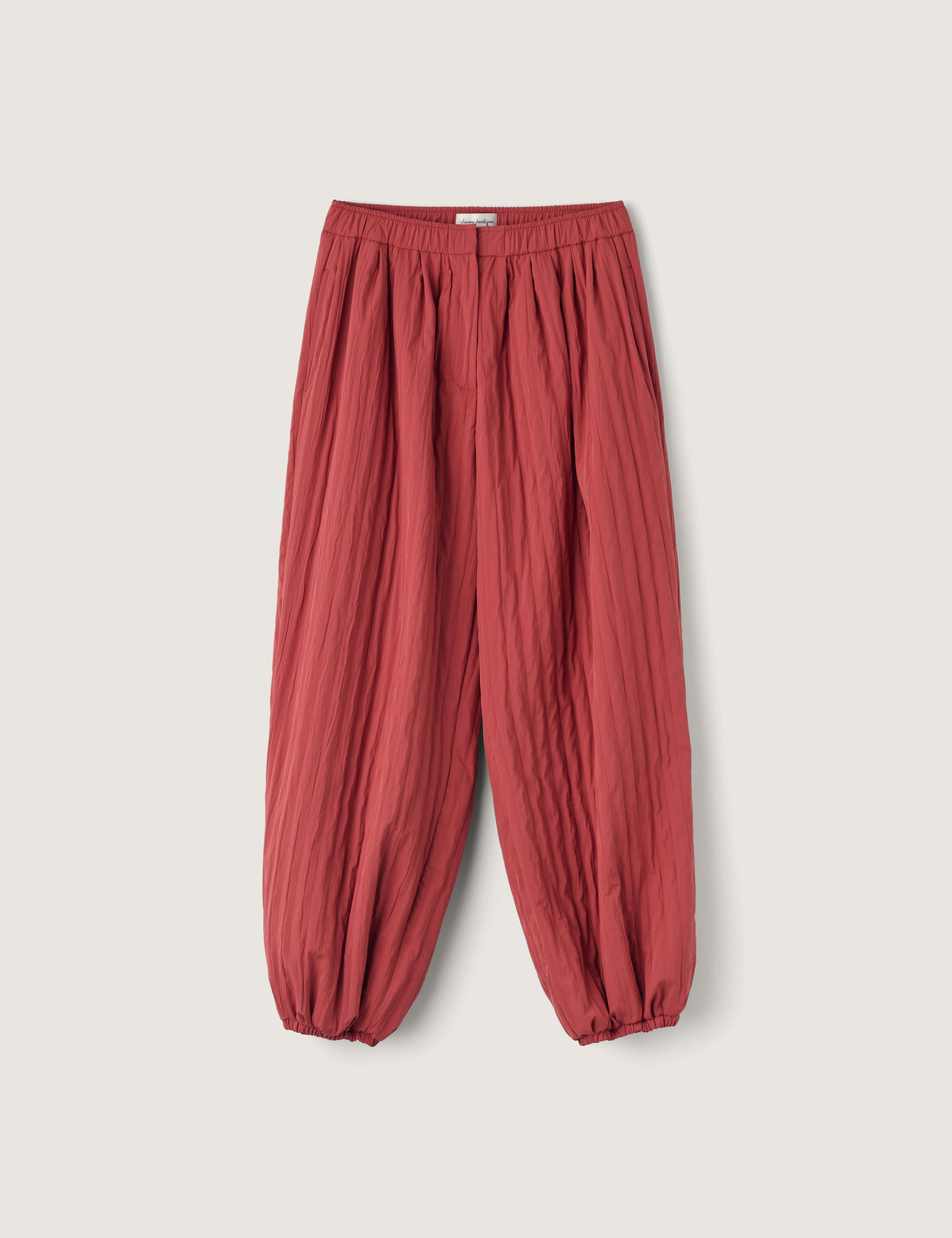Parker Shirring Pants (Red)