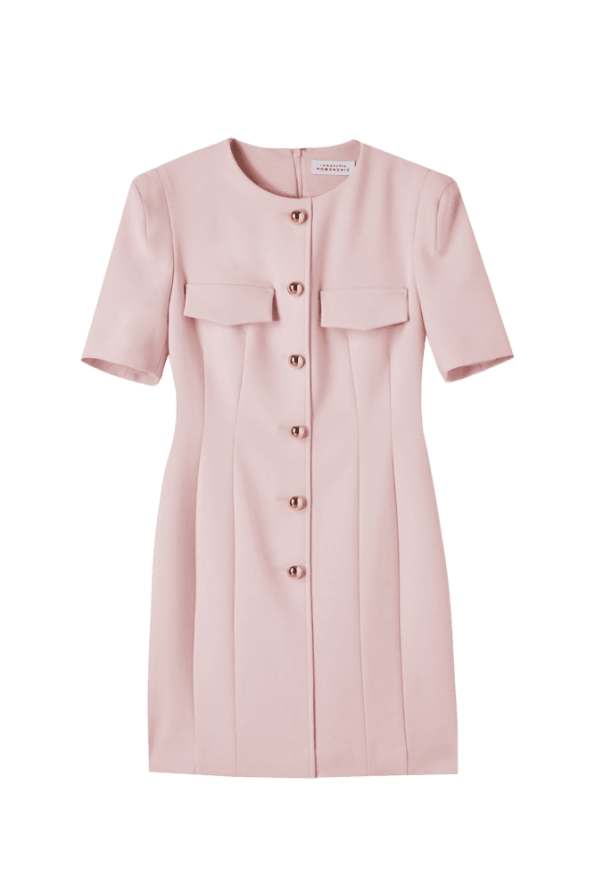 French line dress (Pink)