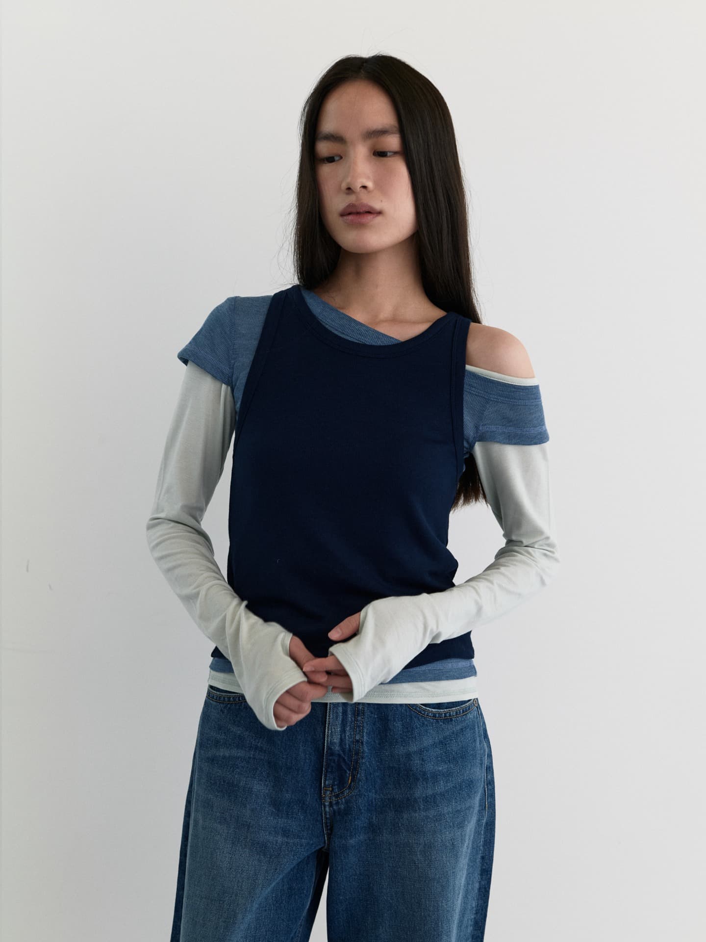 3 LAYERED TOP_BLUE