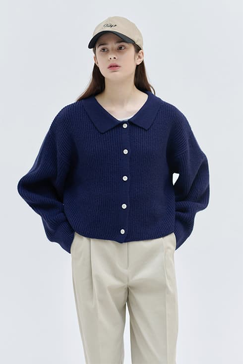 25SN casual crop cardigan [NA]