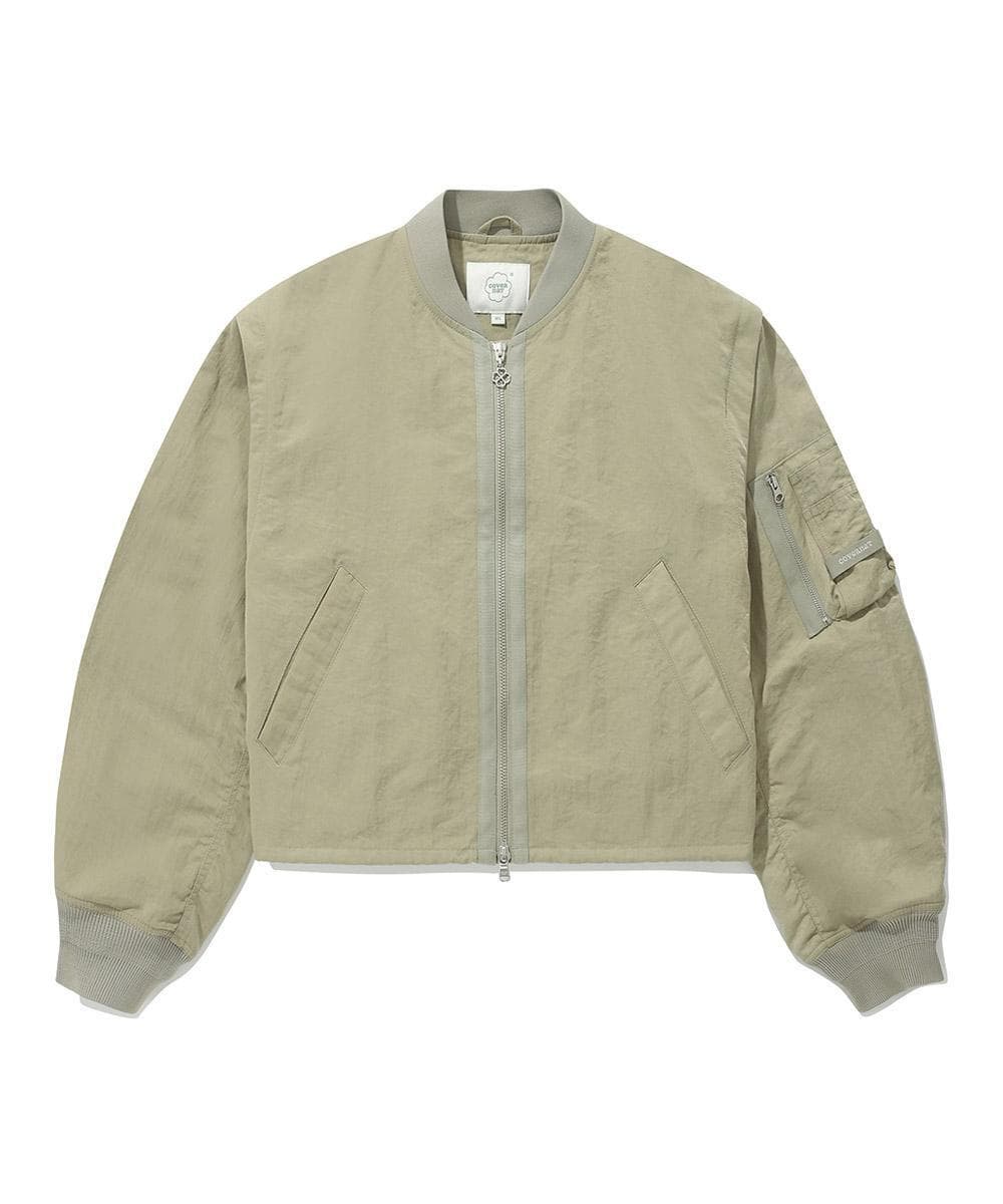 우먼 디테쳐블 MA-1 점퍼 Light Khaki