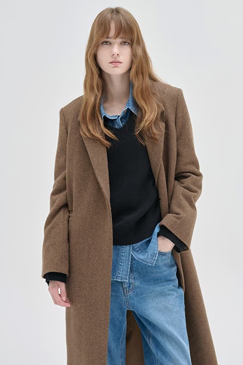 24WN winter basic coat [BR]