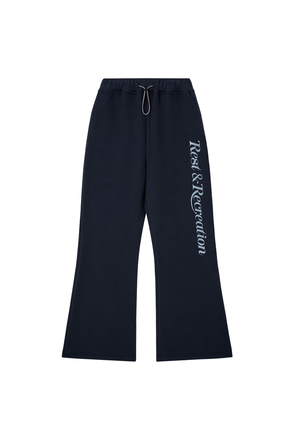 FLARE SWEAT PANTS - NAVY