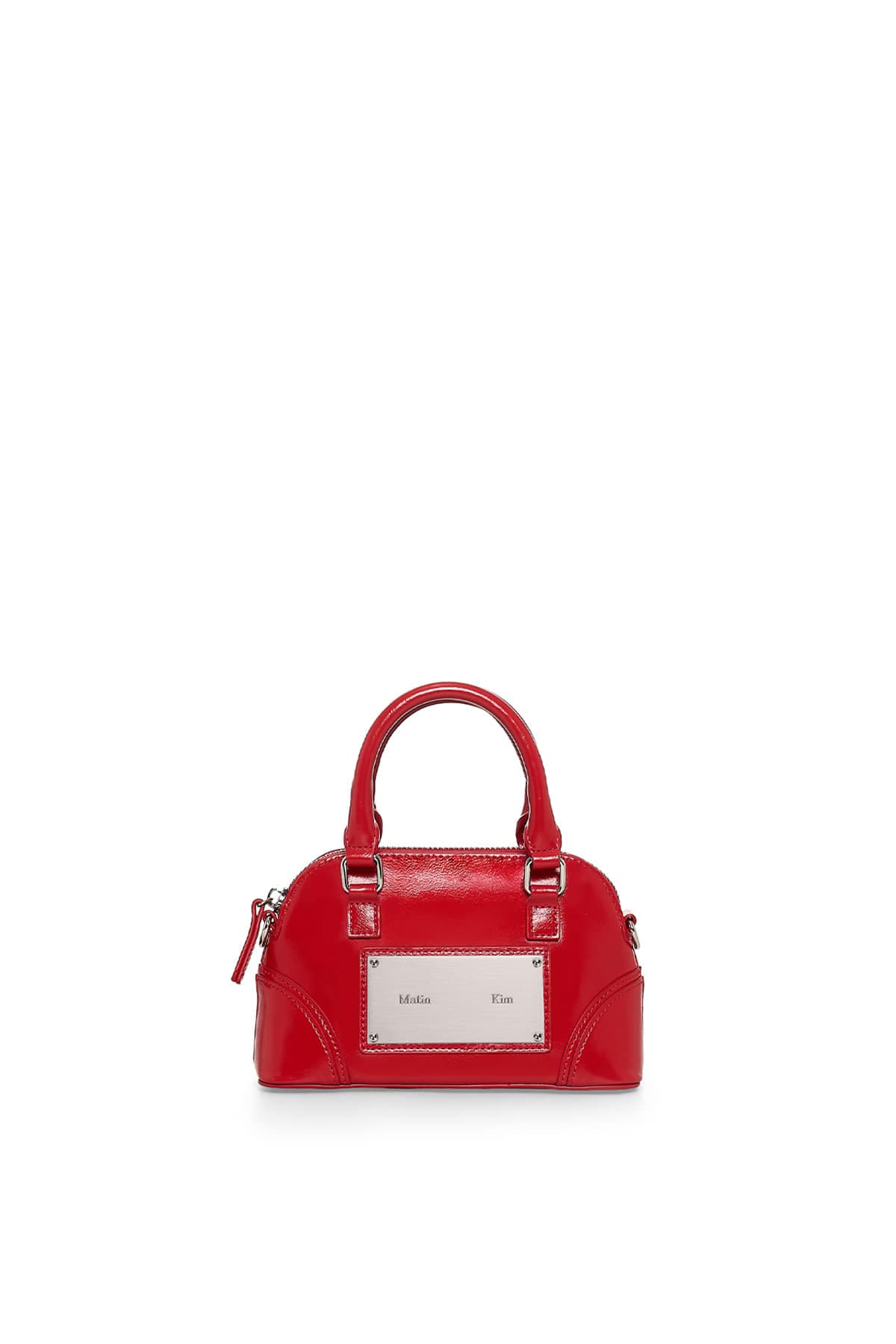 CURVE ZIP MINI BAG IN RED