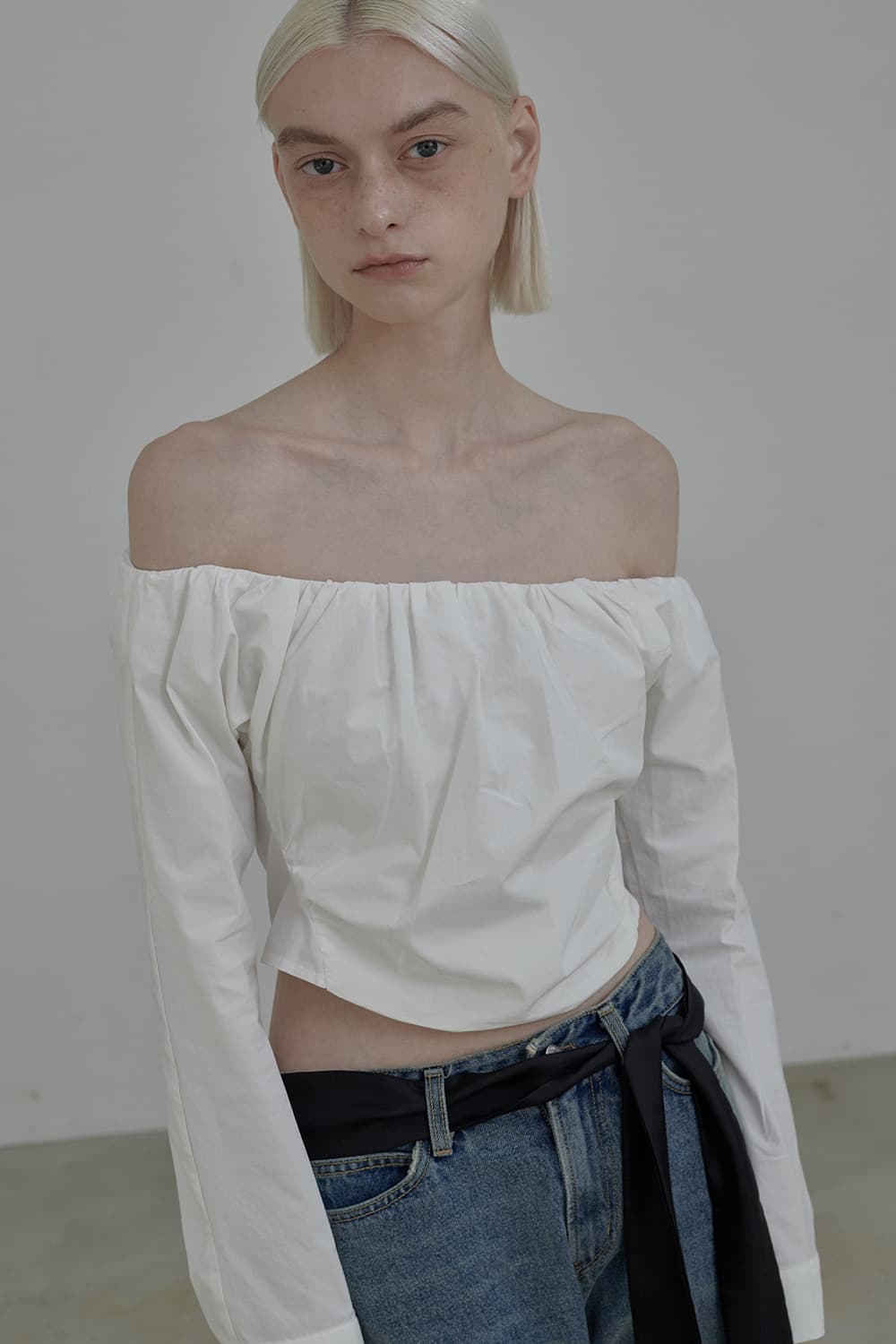Off Shoulder Blouse - White