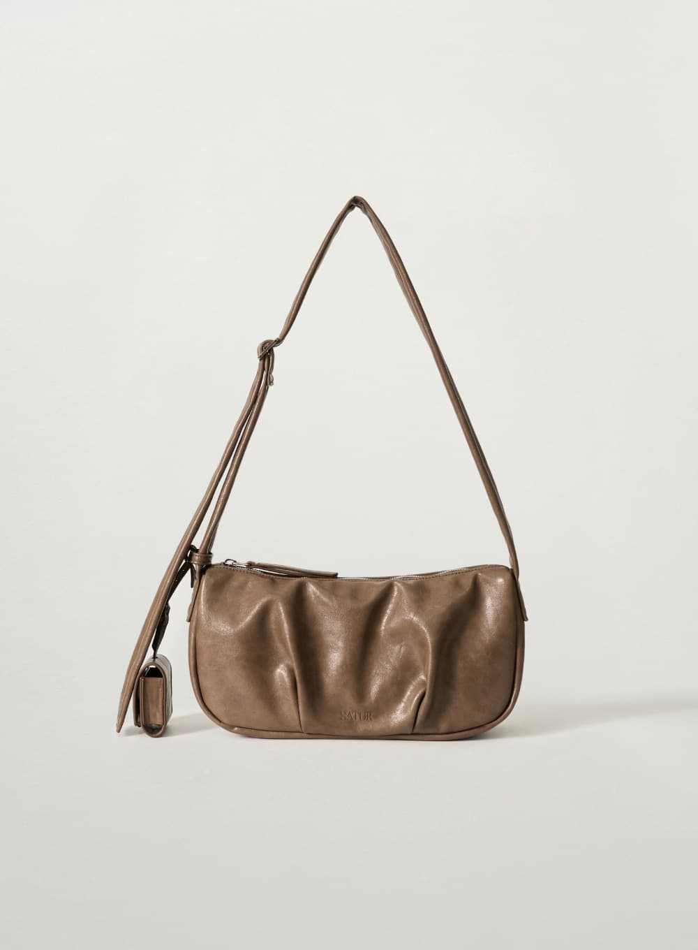Orta Small Shoulder Bag - Brown