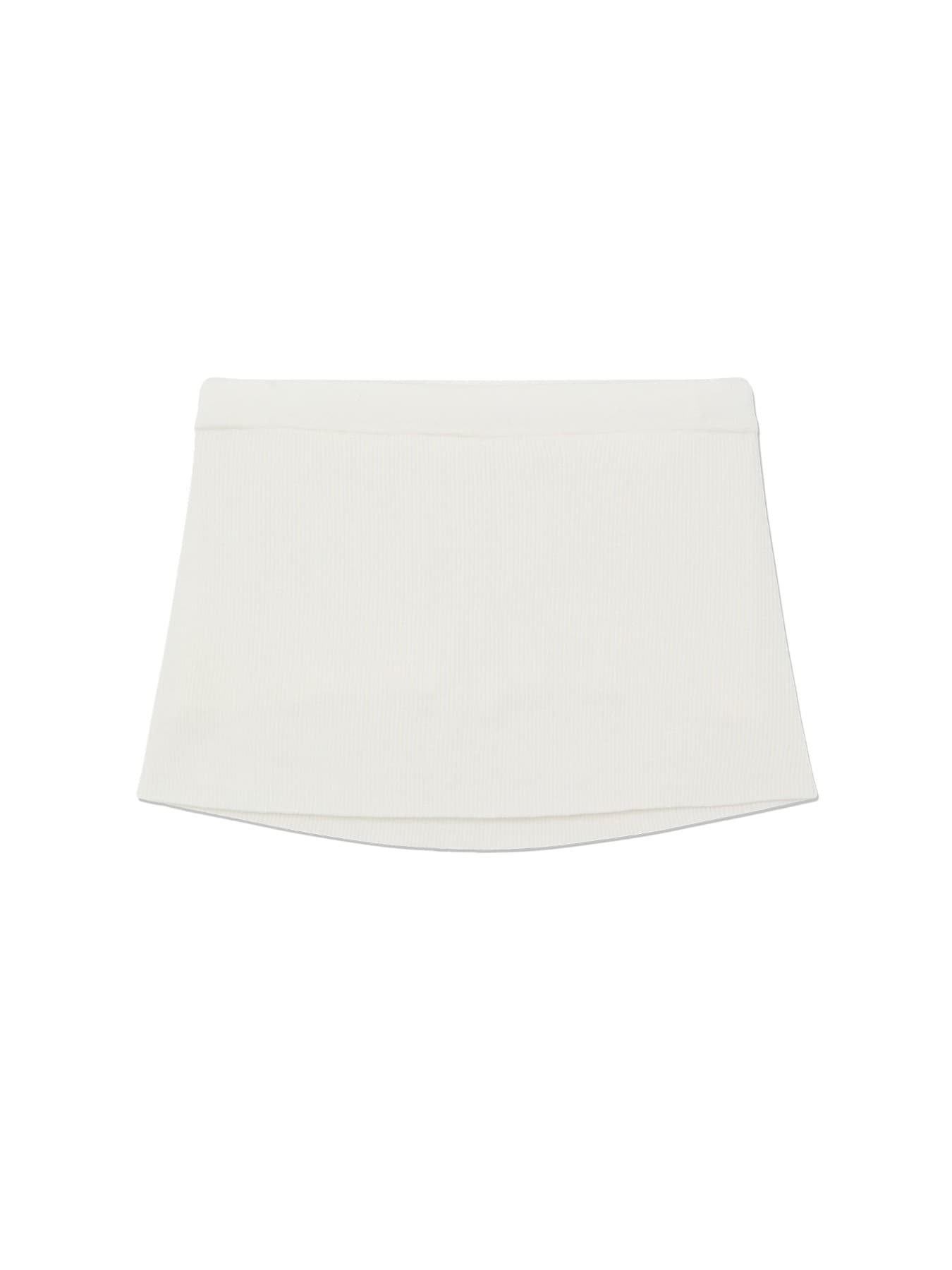 G KNIT REST SKIRT (WHITE)