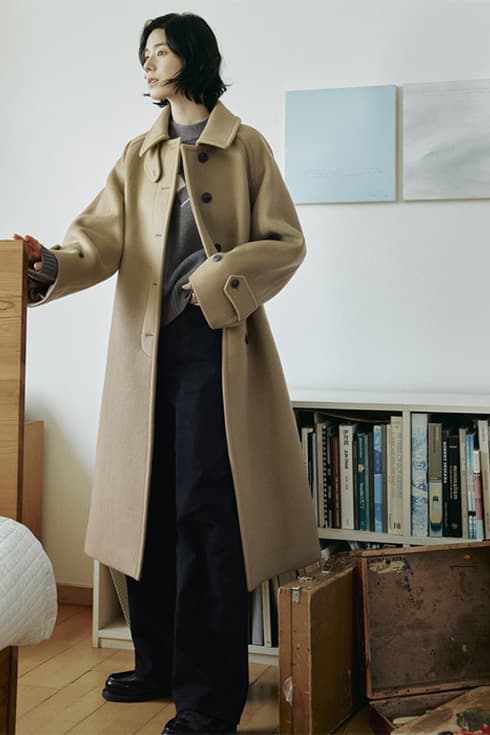25WN single raglan coat [S/CA]