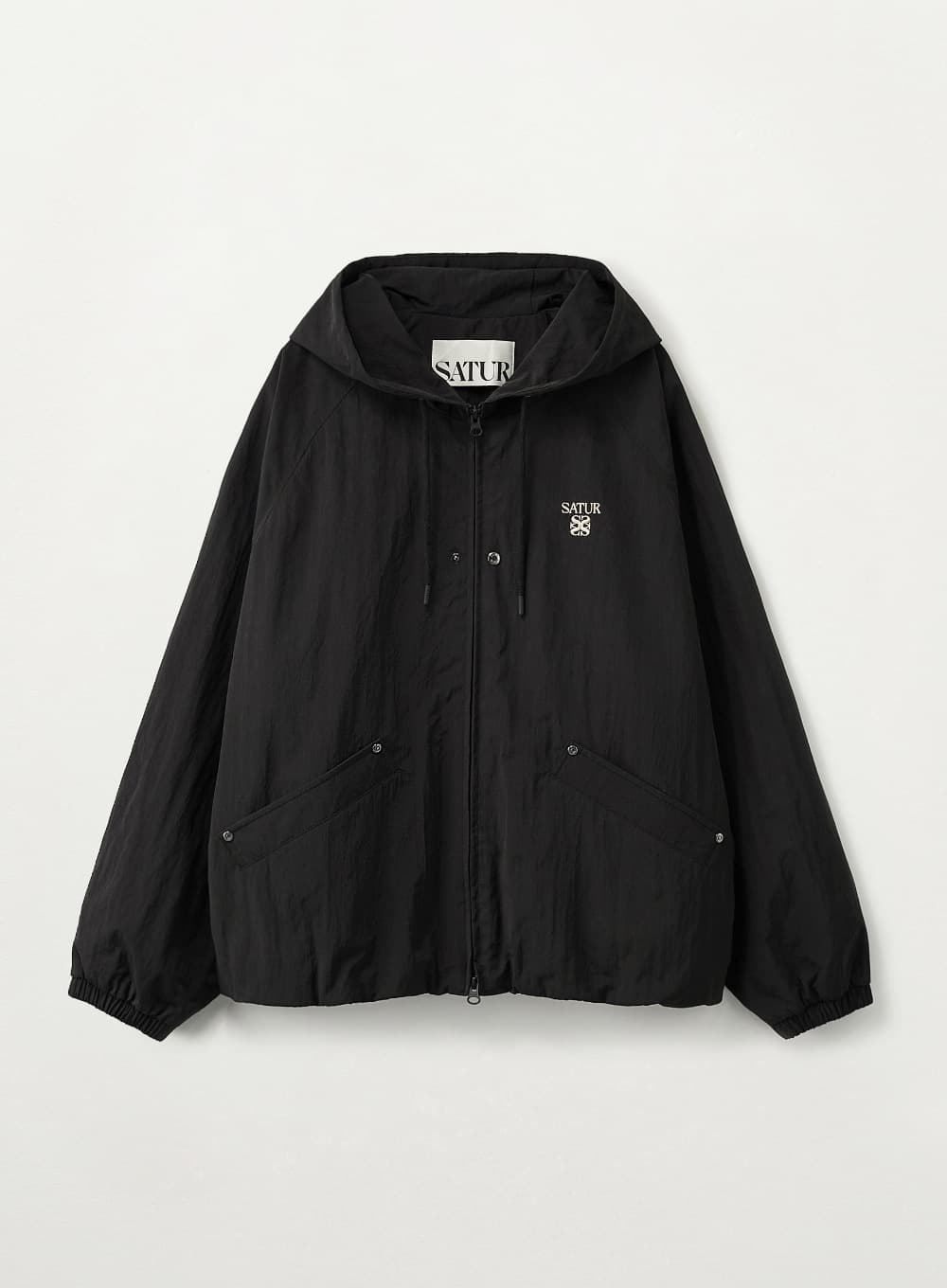 Light Weight Hood Jacket - Black