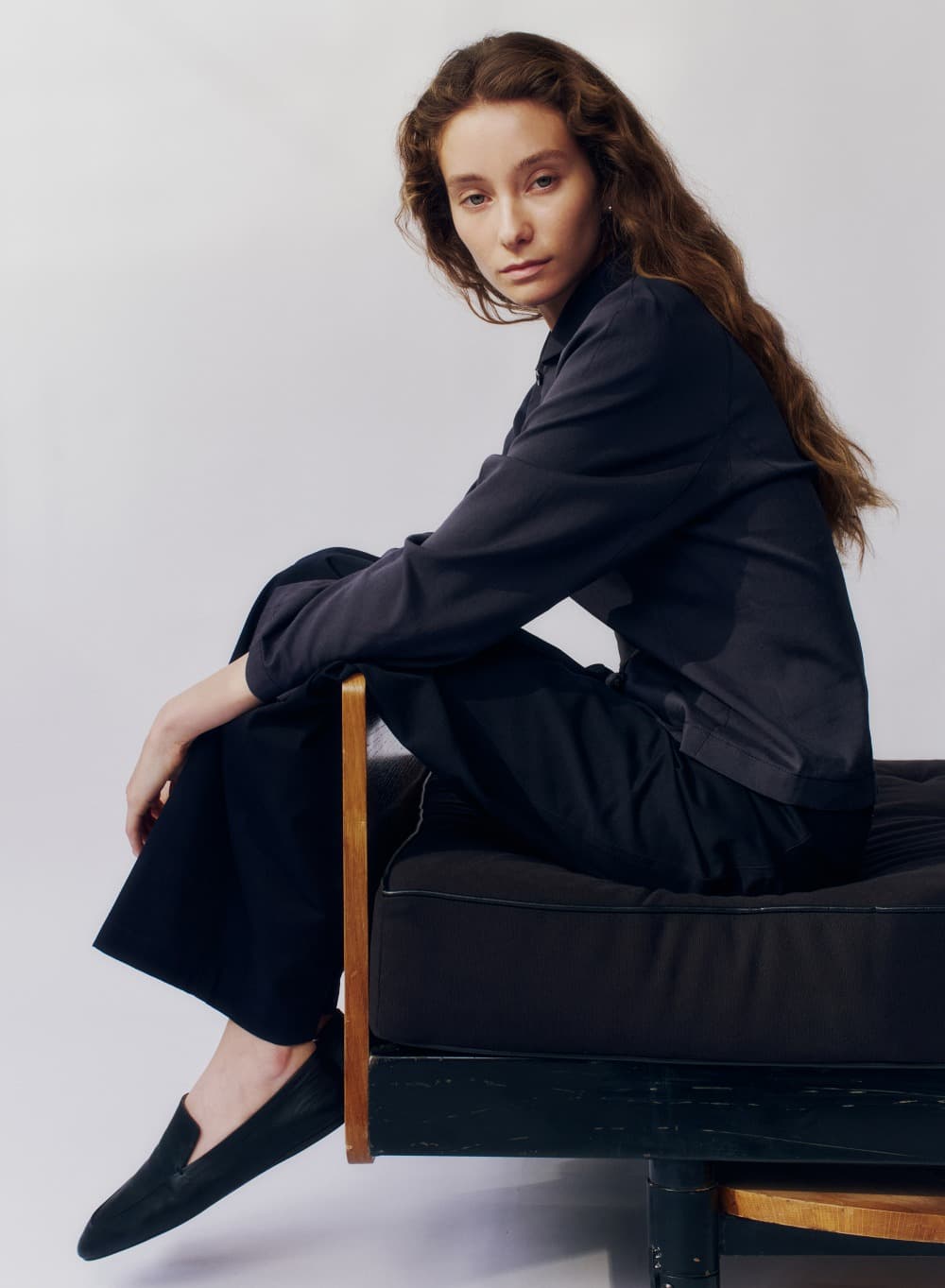 Brielle Linen Top Indigo