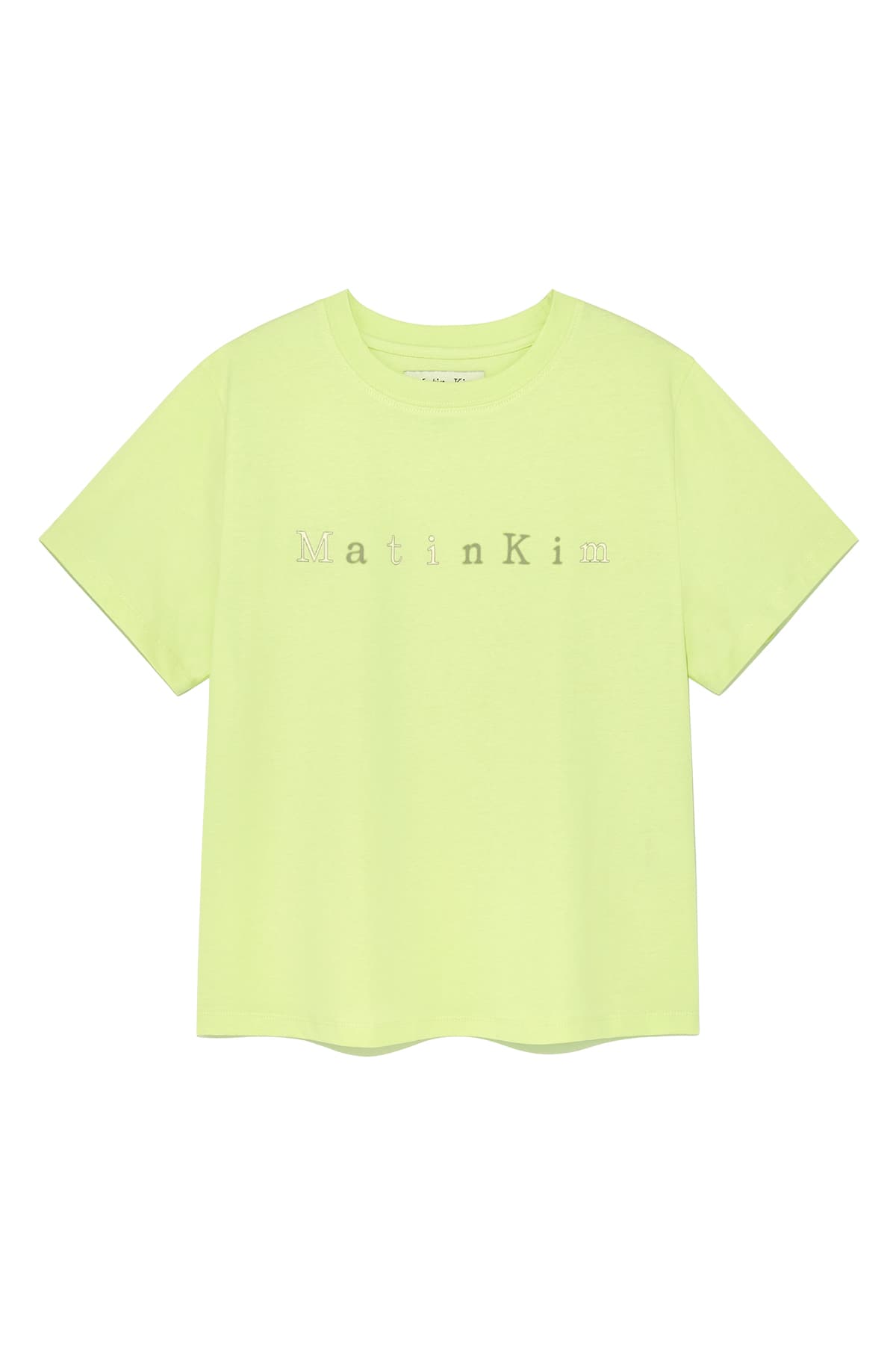 STICKER GRAPHIC LOGO TOP IN LIME