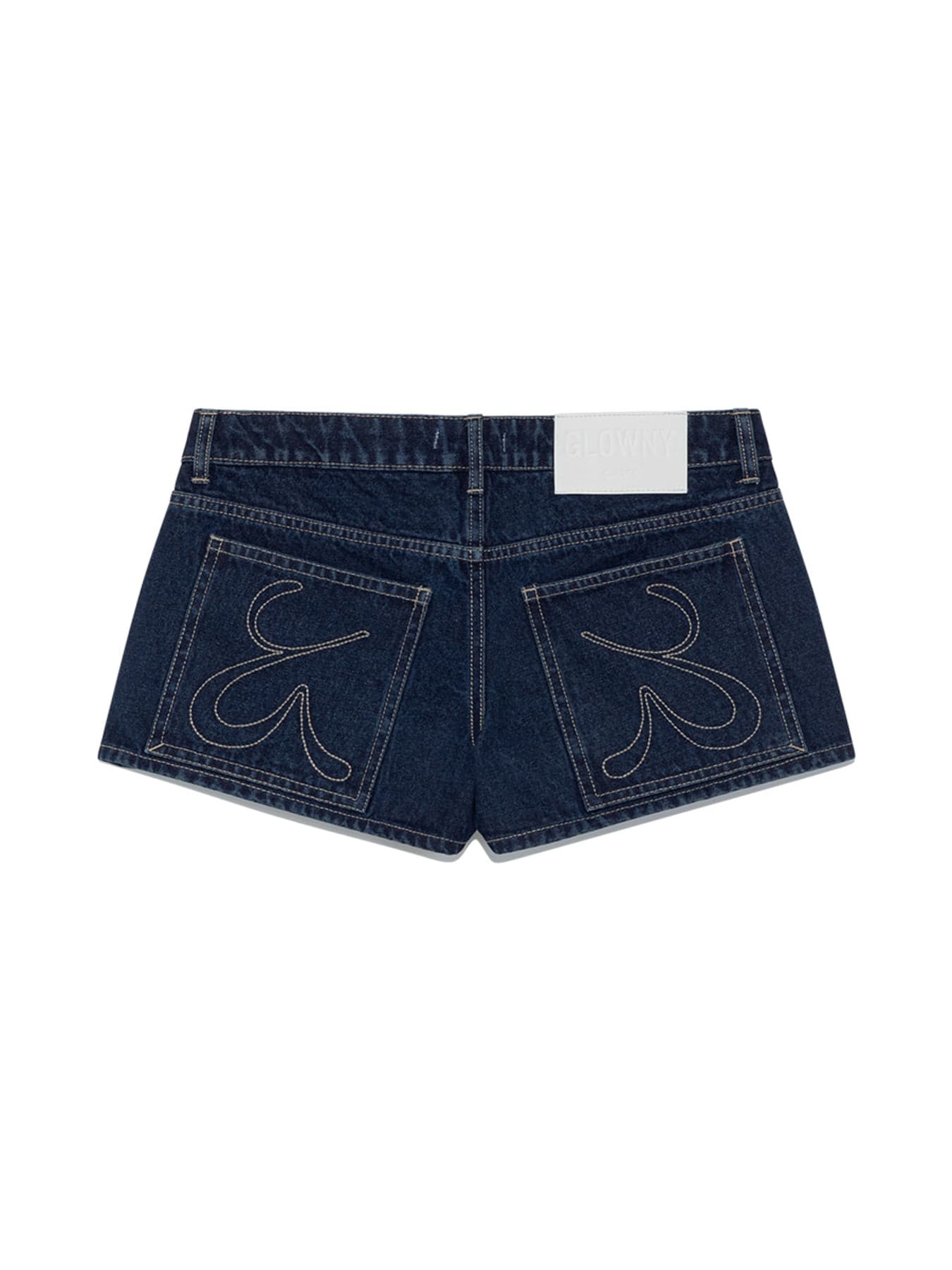 THE RACHEL DENIM SHORTS (DEEP BLUE)