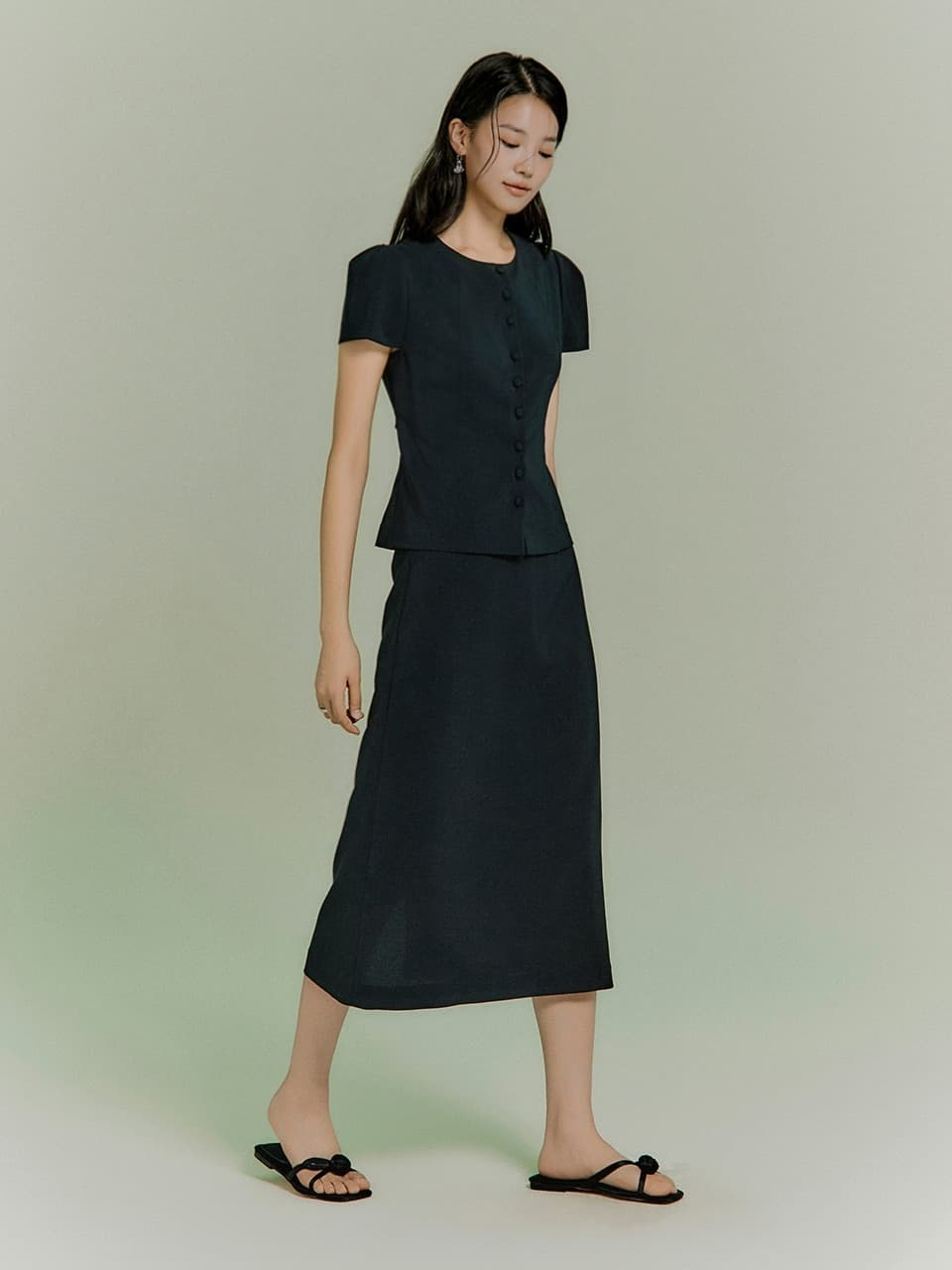 Ohut midi skirt
