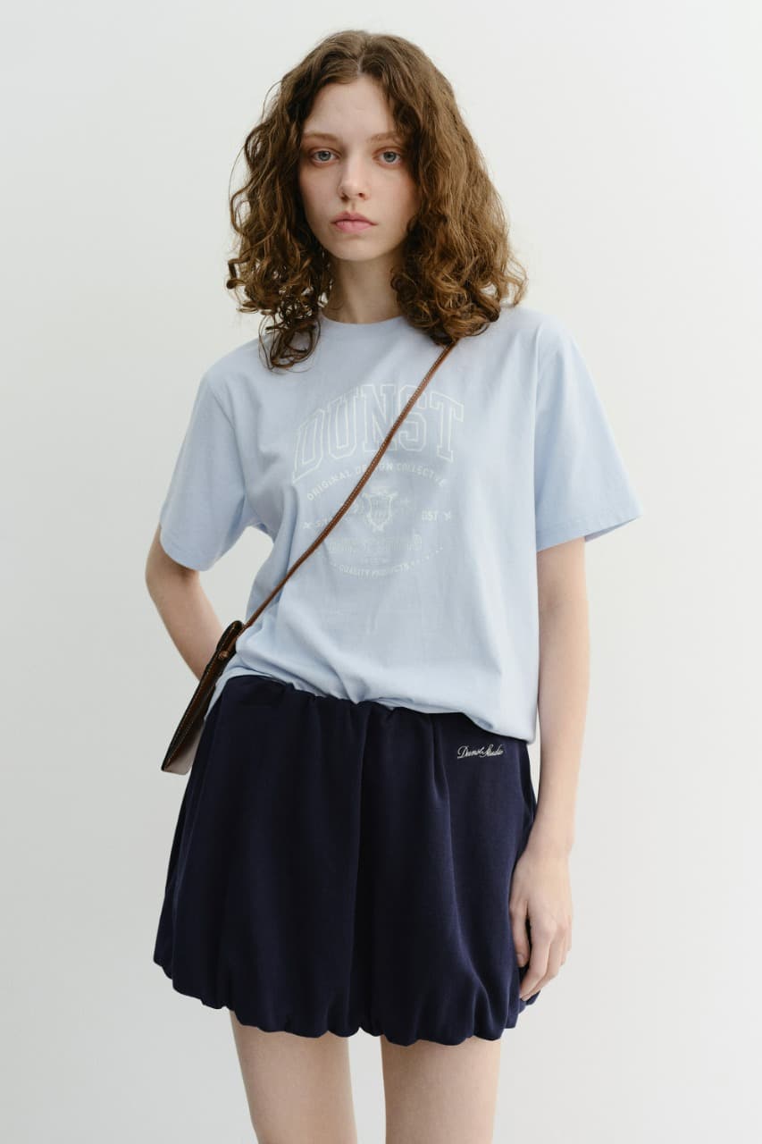 UNISEX CUPID ARCH LOGO T-SHIRT SOFT BLUE_UDTS6B129B1
