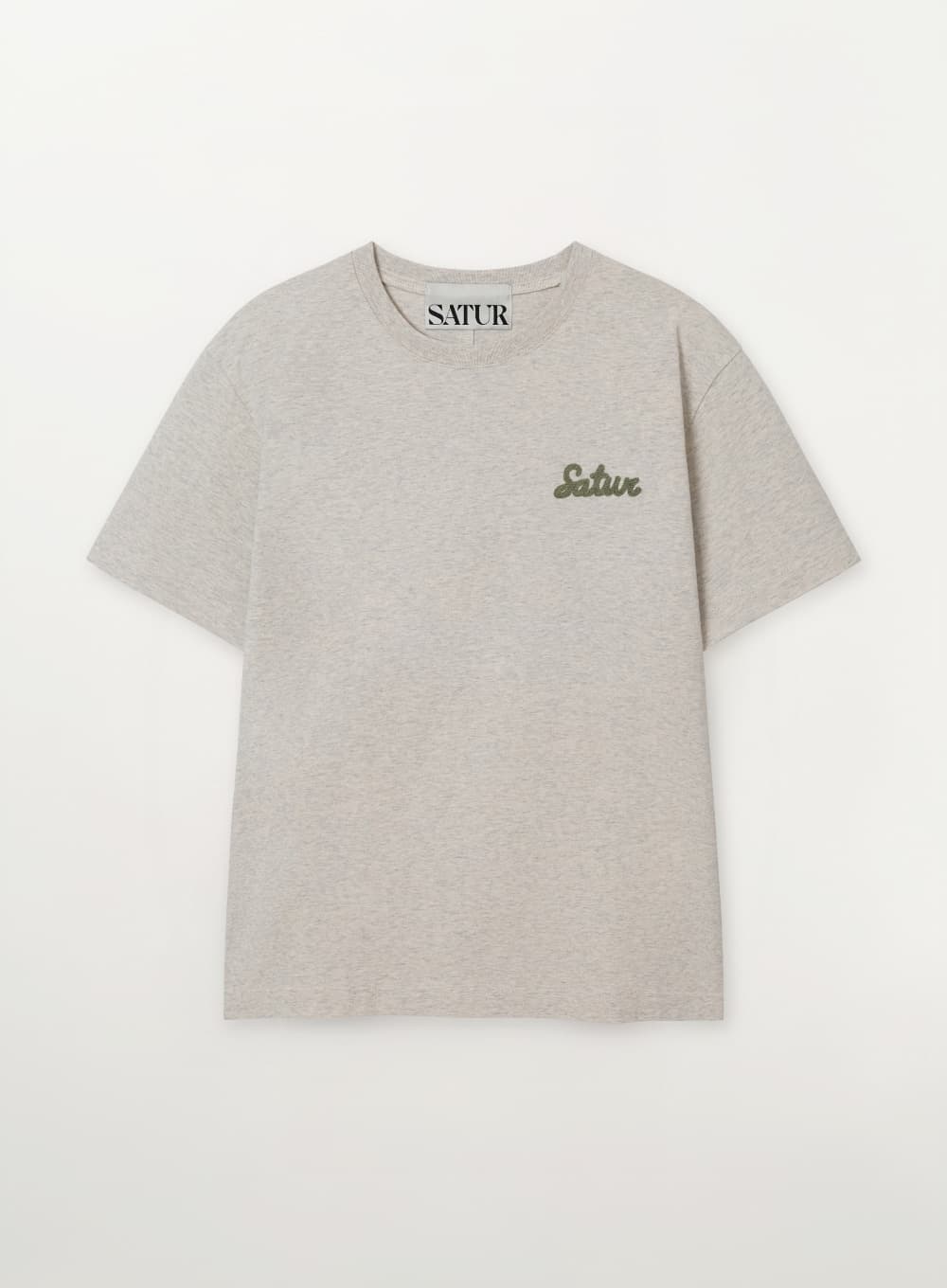 Flowing Small Logo T-Shirt - Oatmeal