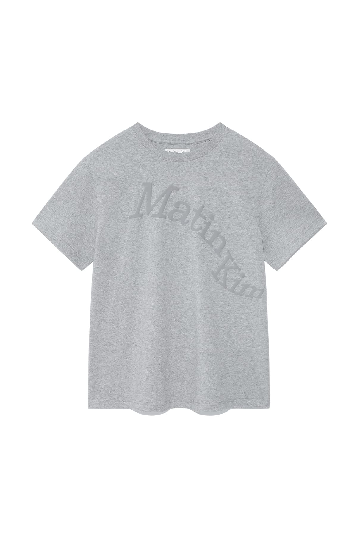MATIN WAVE PRINTING LOGO TOP IN GREY
