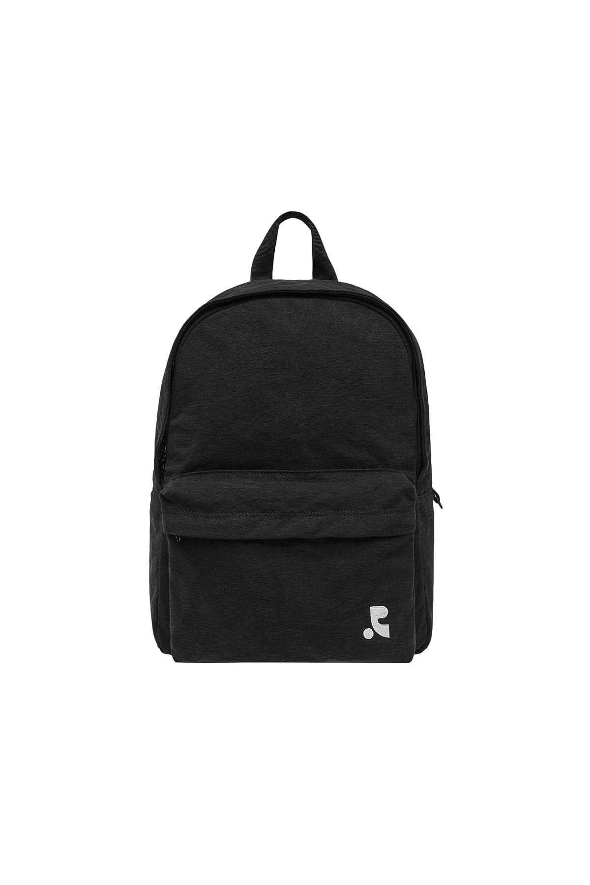 WASHED COTTON BACKPACK - BLACK