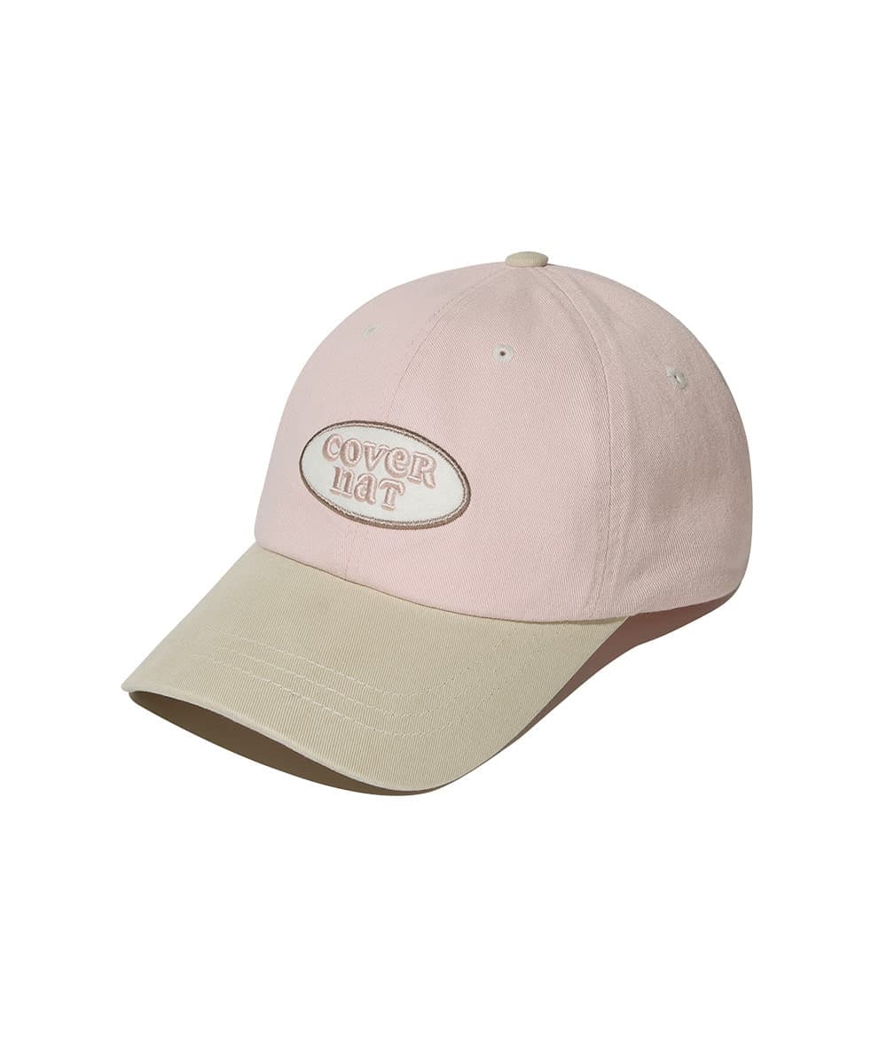 클로버하트 쿠퍼 로고 와펜 볼캡 Light Pink