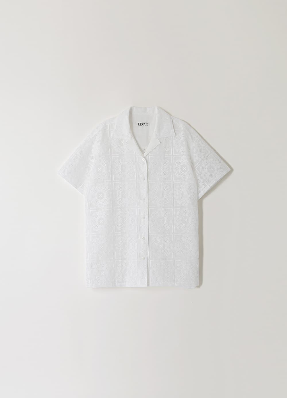 Crochet Lace Shirt - Off White