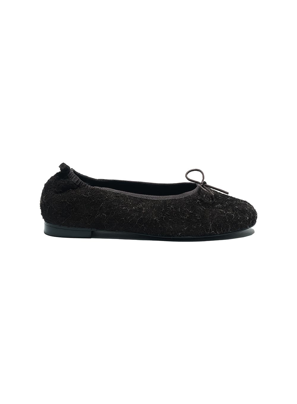 BOW TIE BALLERINA FLATS_BROWN
