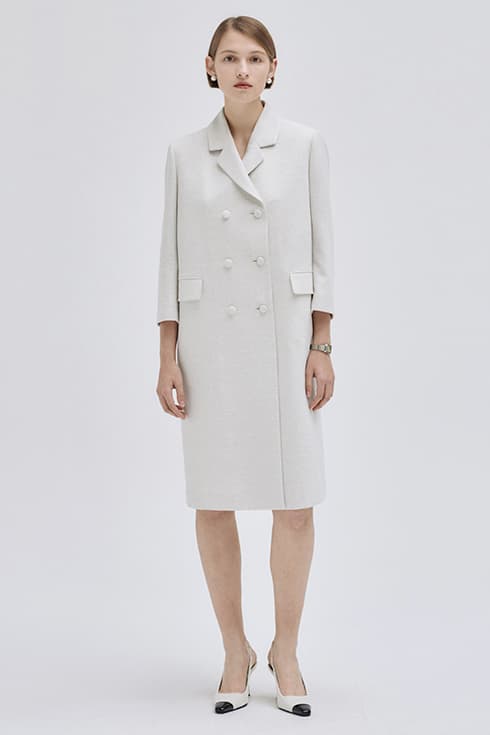 23SN tweed ops coat [IV]