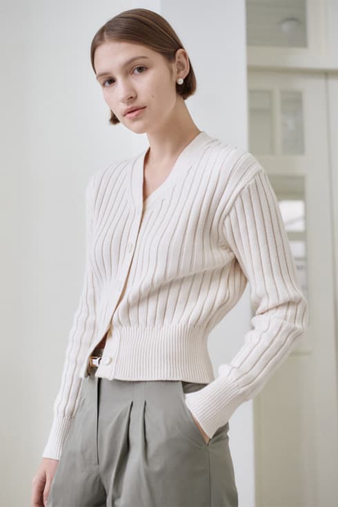 23SN spring crop cardigan [3colors]