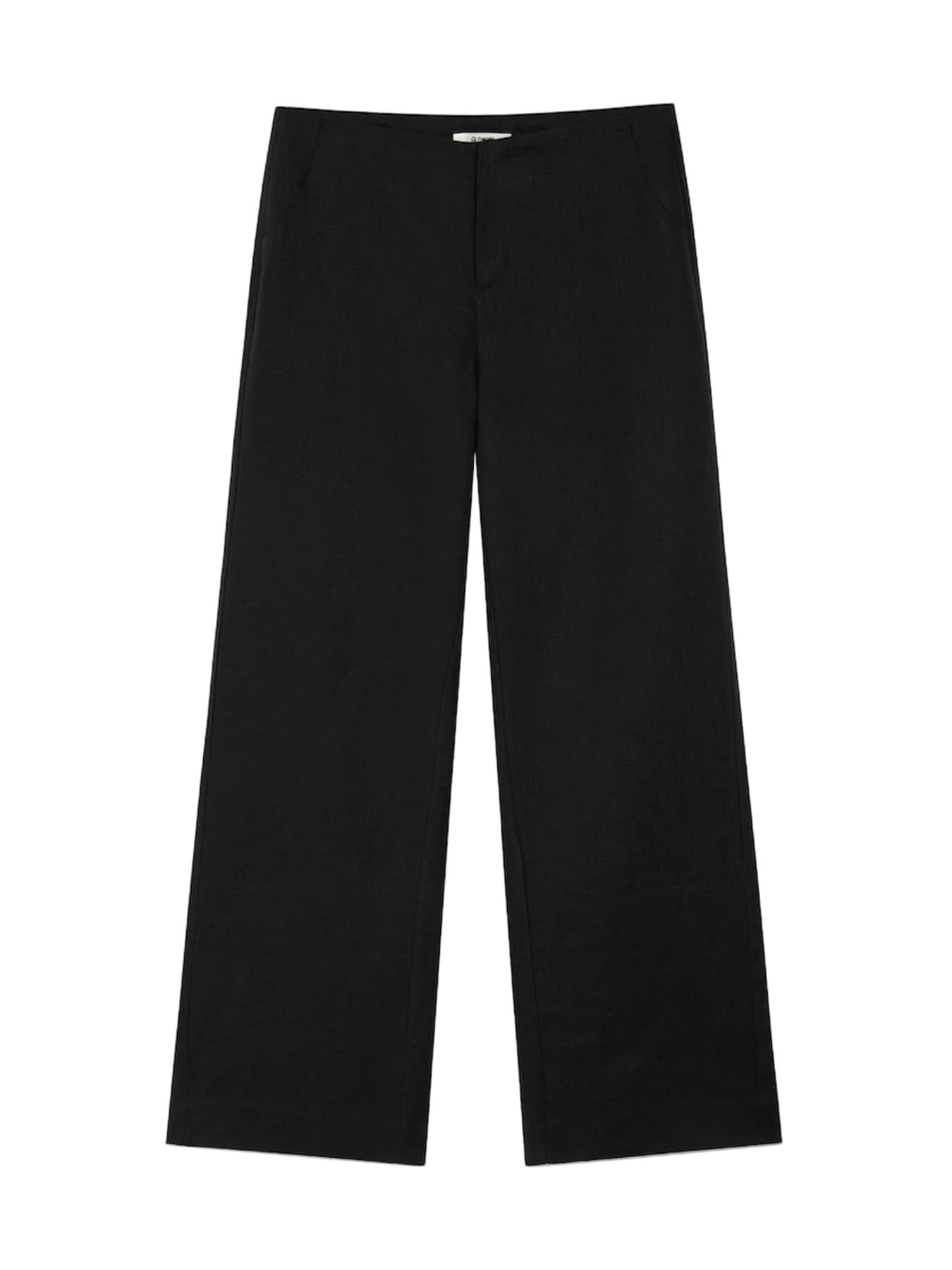 G LINEN SLACKS (BLACK)