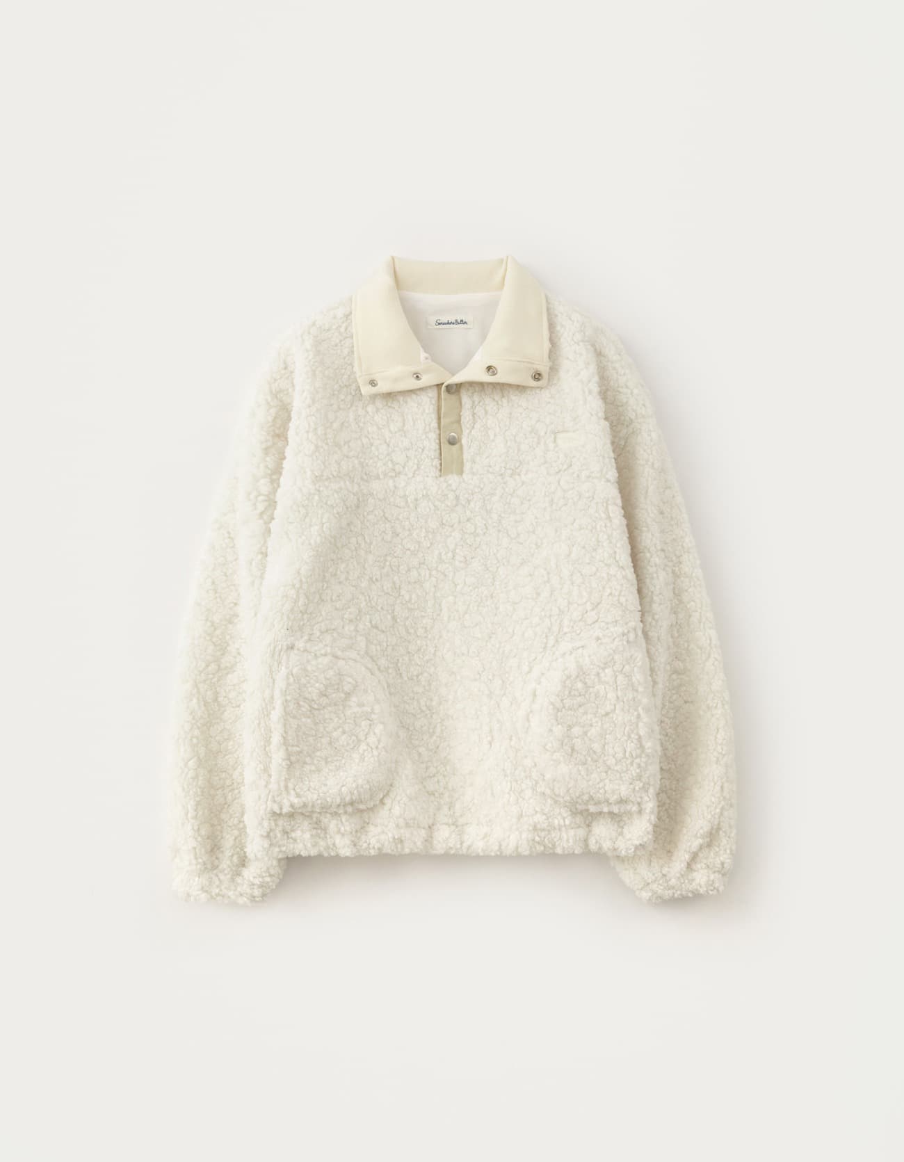 Toka Fleece Anorak - Ivory