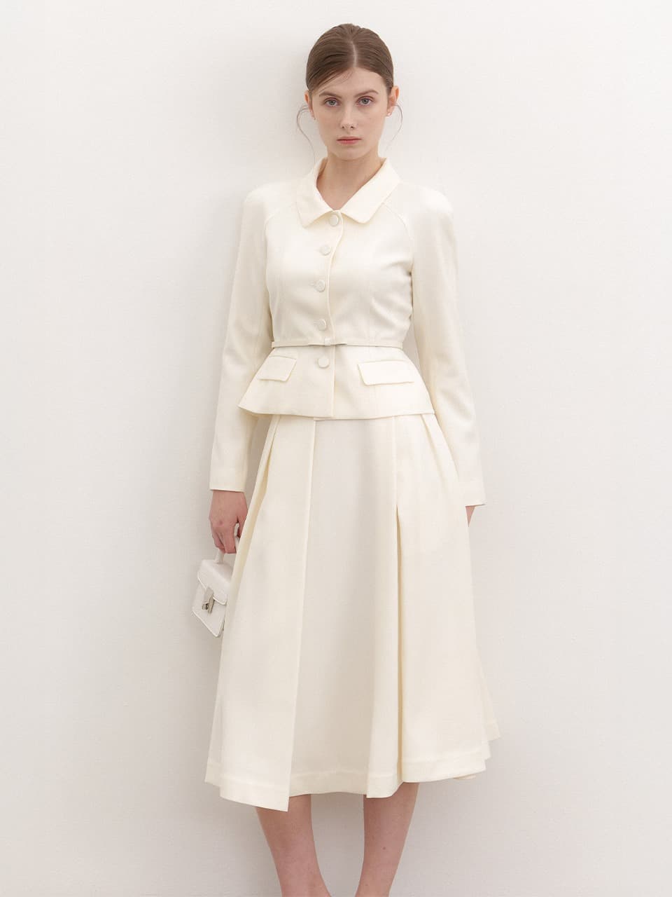 Raglan-sleeve Jacket(벨트 제공)/ Ivory(3color)
