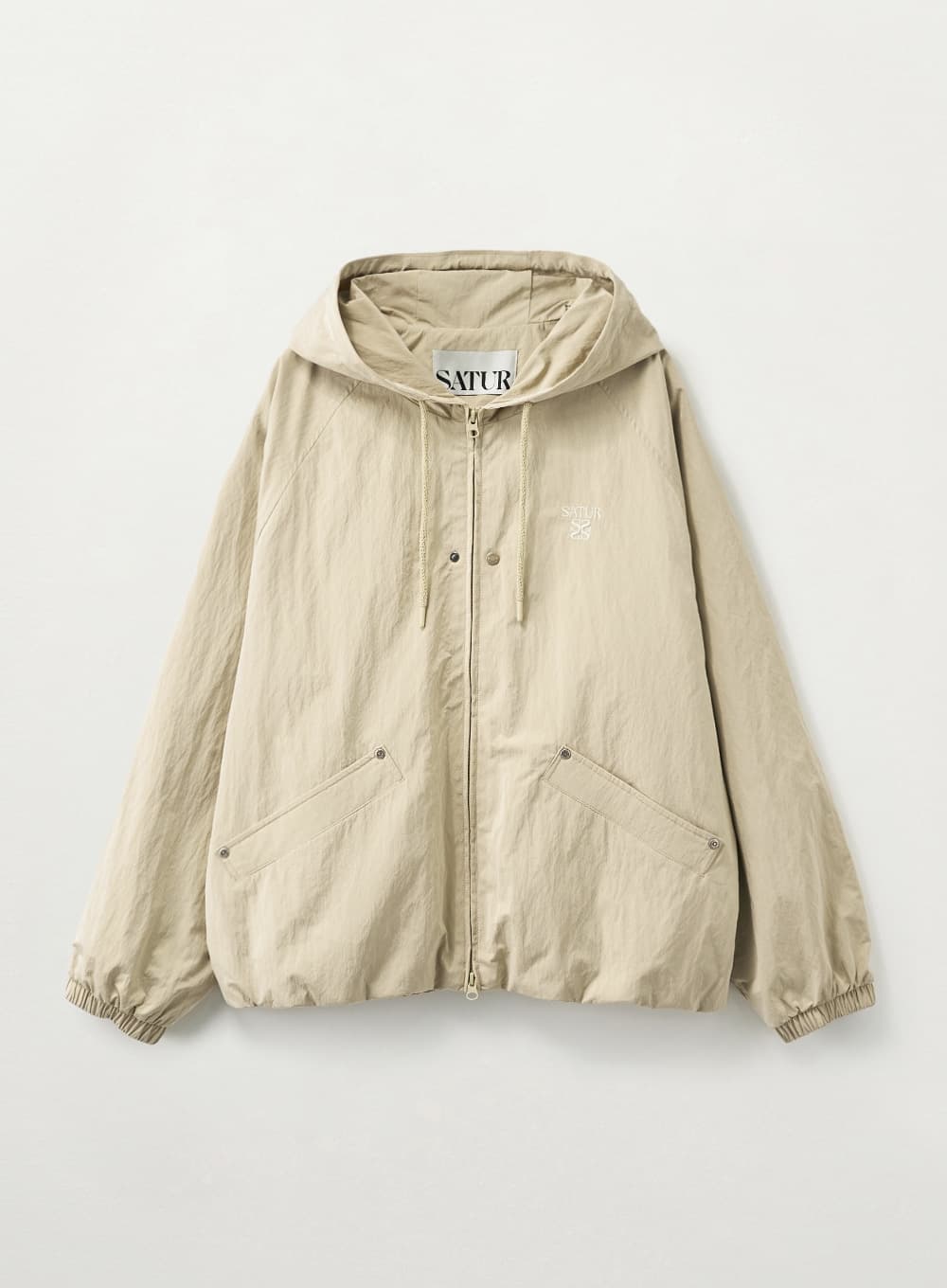 Light Weight Hood Jacket - Beige