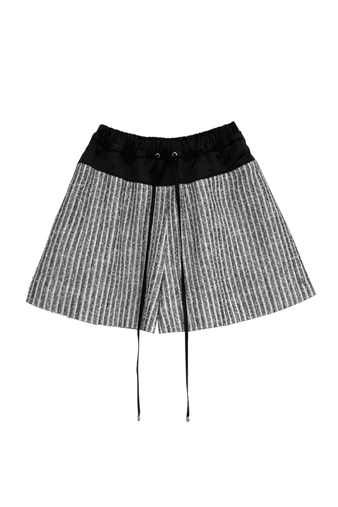 Satin Band Shorts (Black)