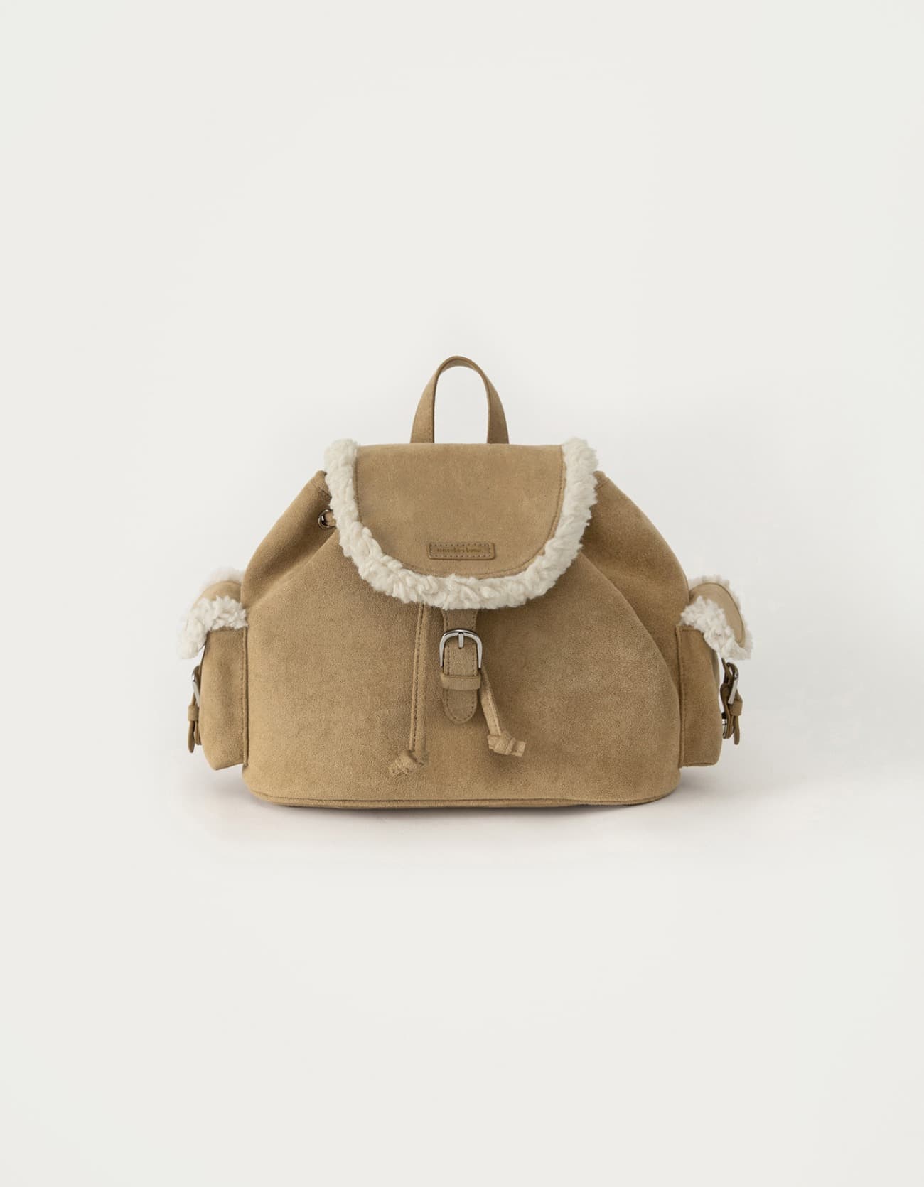 Mustang Muffin Backpack - Suede Beige