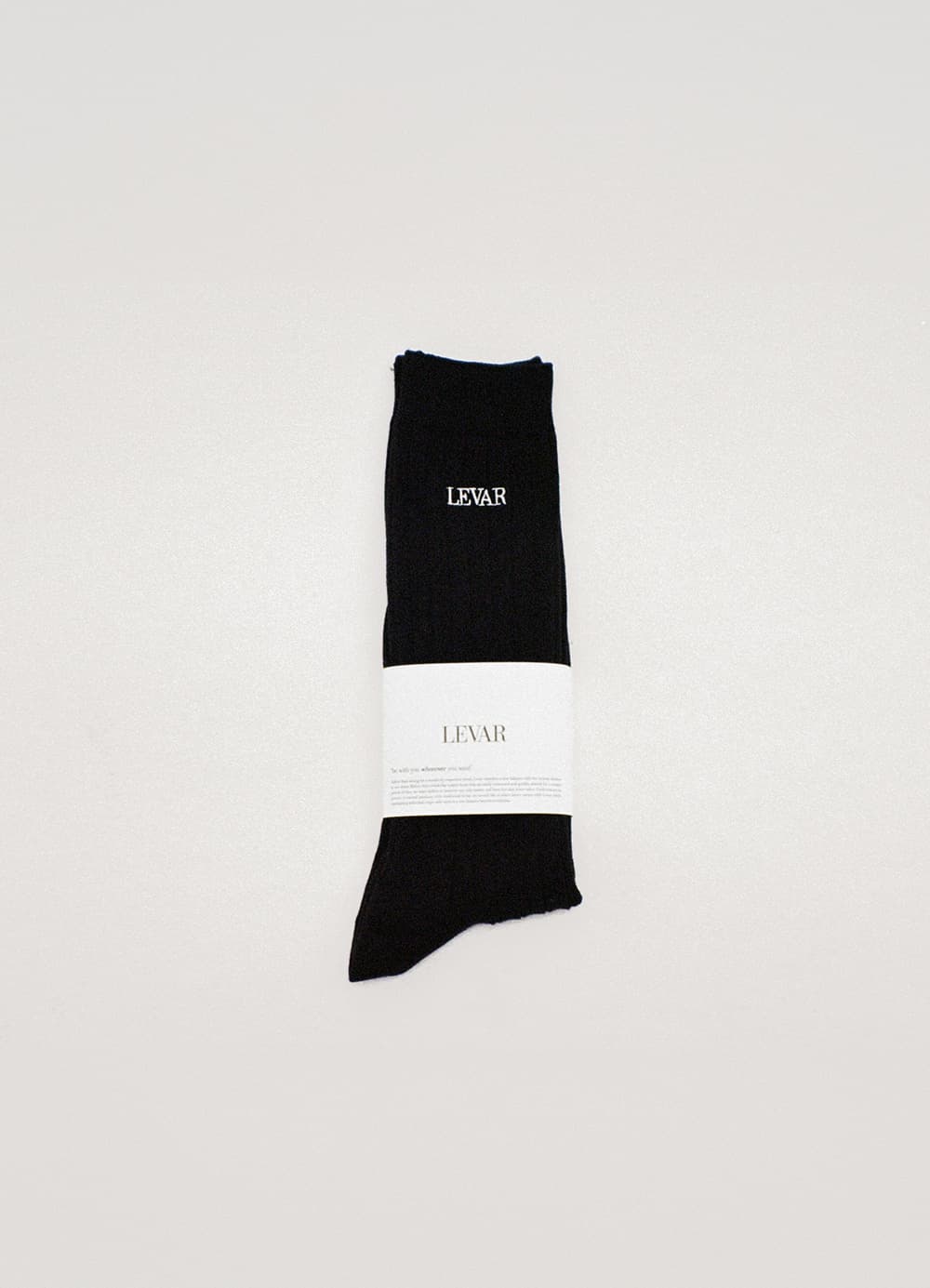 Levar Classic High Socks - Black