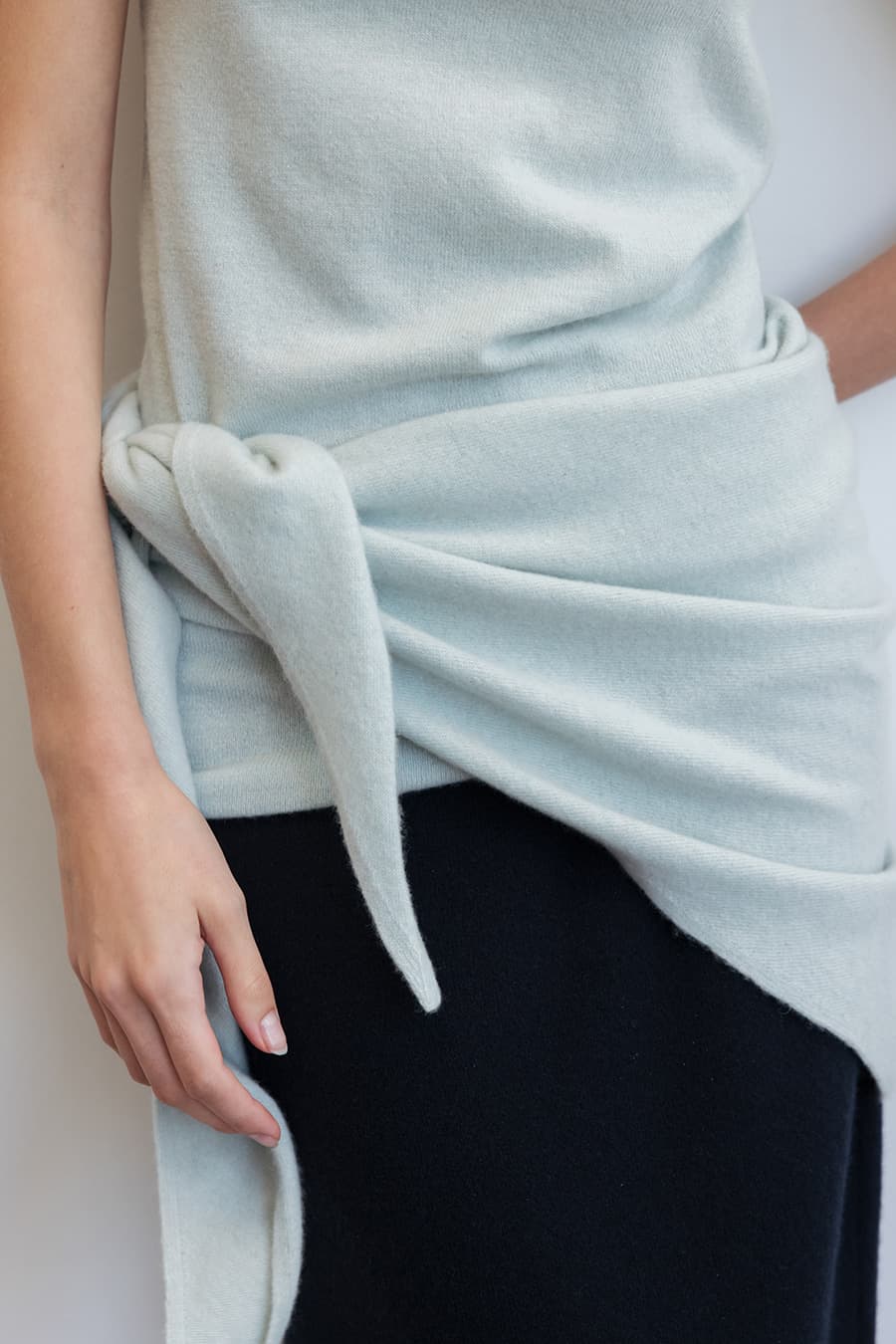 CASHMERE BLEND MUFFLER [MINT]