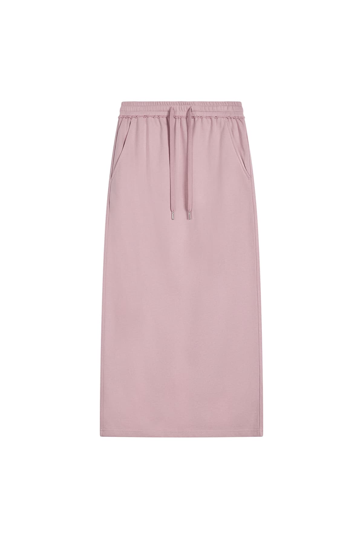 SWEAT MAXI SKIRT - PINK