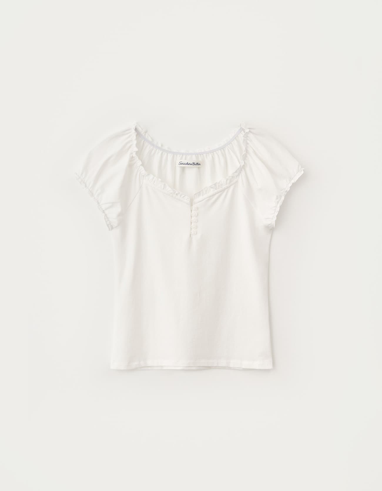 Roha Fril Top - Ivory