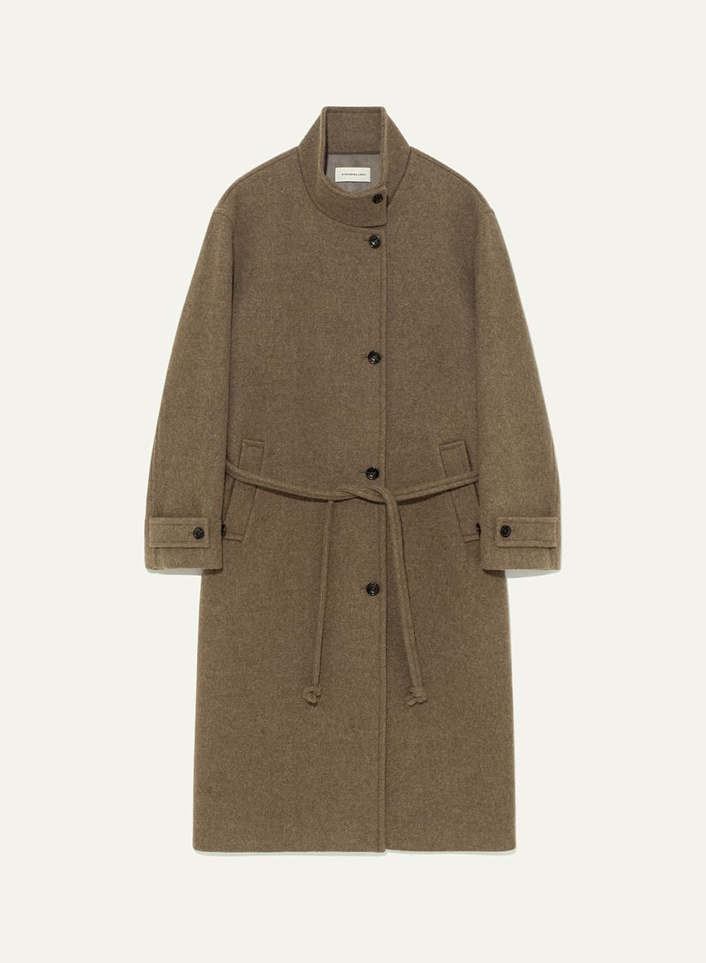 Naomi Coat in Camel Blended Sage