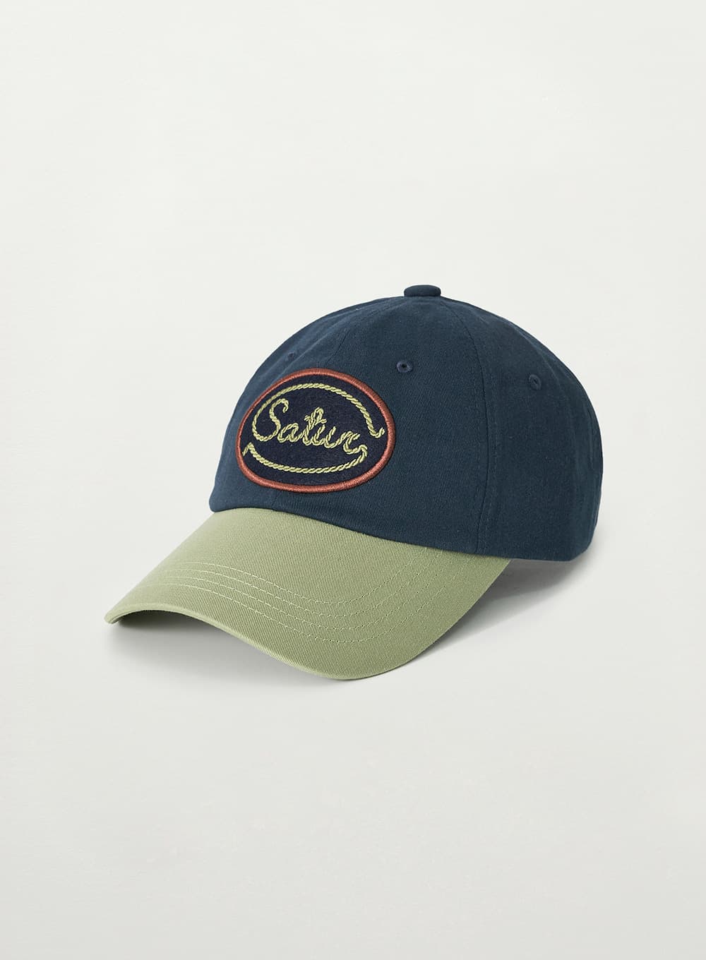 Wappen Color Block Ball Cap - Navy