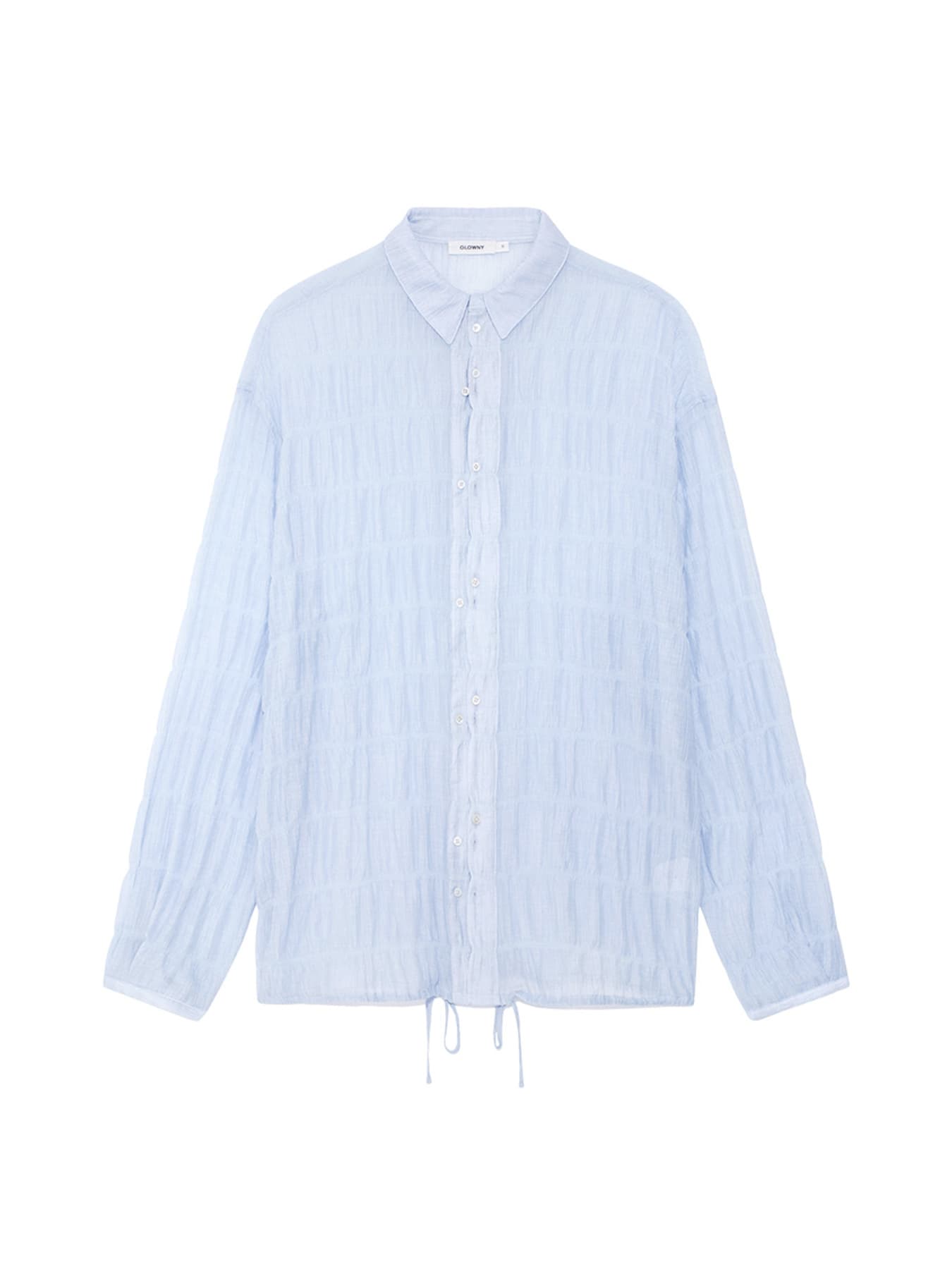 COASTAL WRINKLE SHIRT (SKY BLUE)