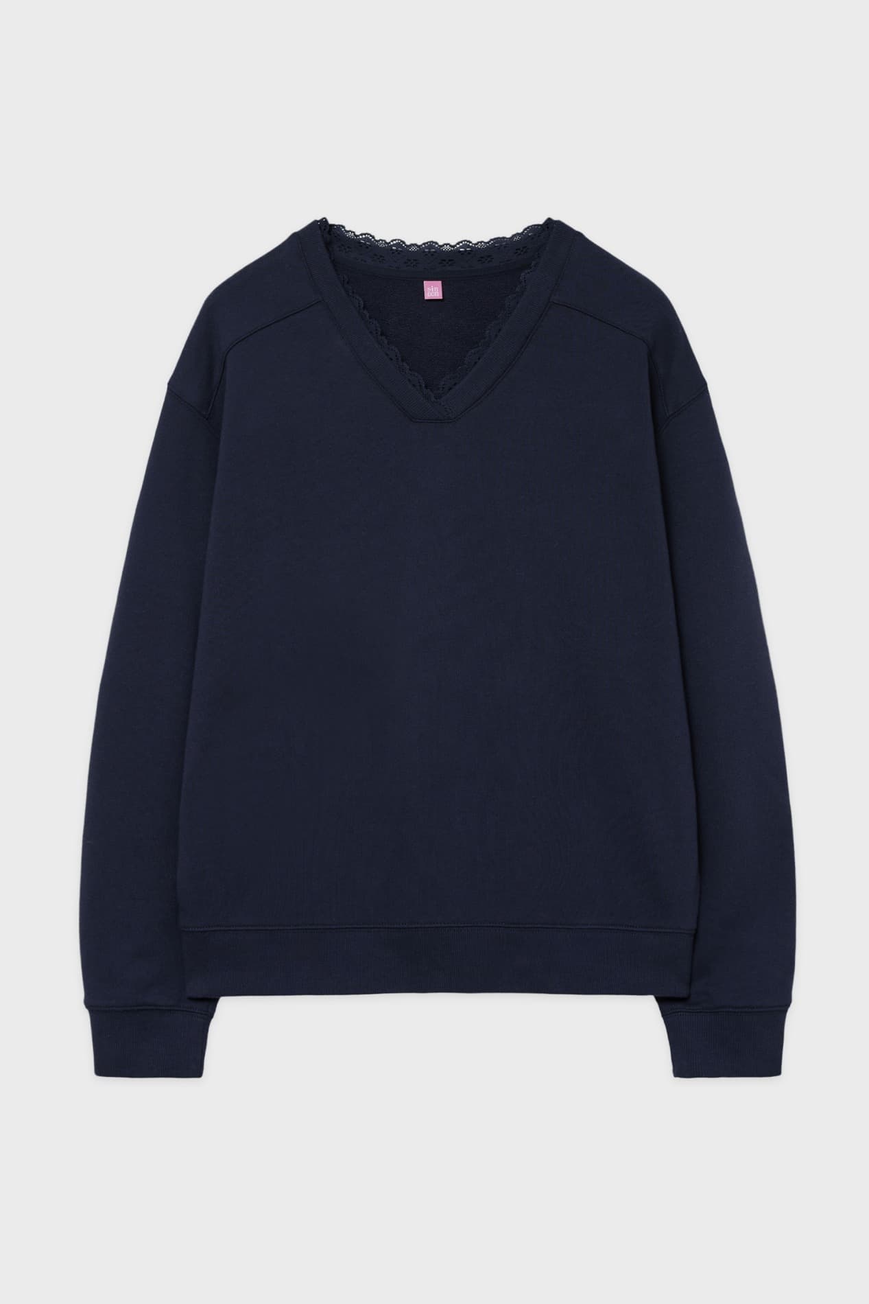 SN Lace Sweatshirt (Navy)